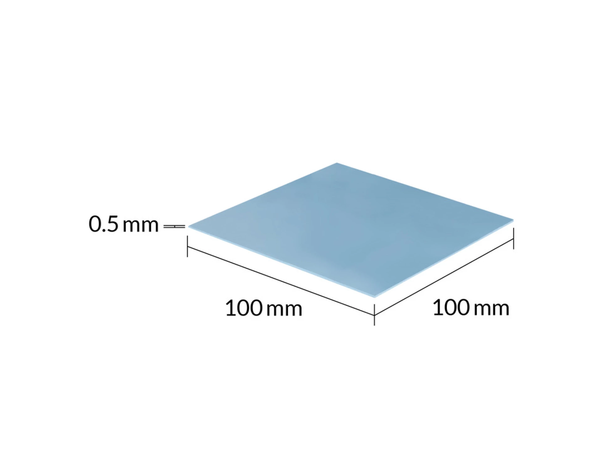 Arctic Thermal Pad TP-3 0.5mm 100x100mm, idealan za RAM, chipsets, i IC