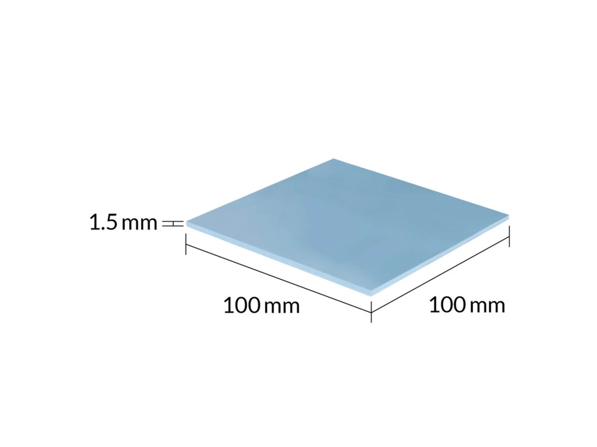 Arctic Thermal Pad TP-3 1.5mm100x100mmidealan za RAM, chipset, IC