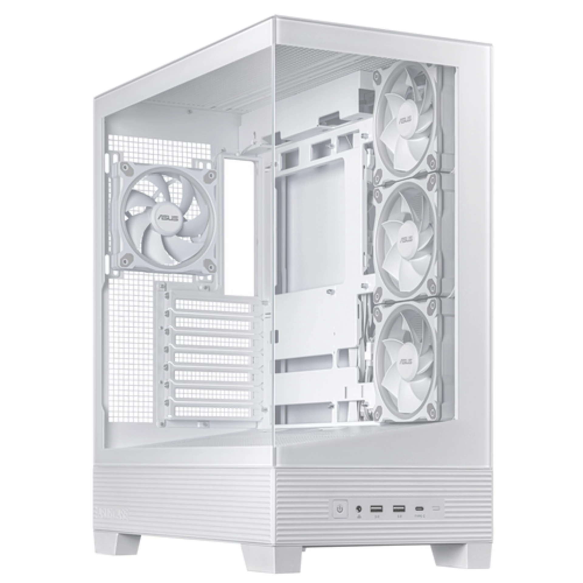 ASUS CASE A31 PLUS TG ARGB WHTMid-tower, ATX, 7 Expansion4x ARGB 120mm fans