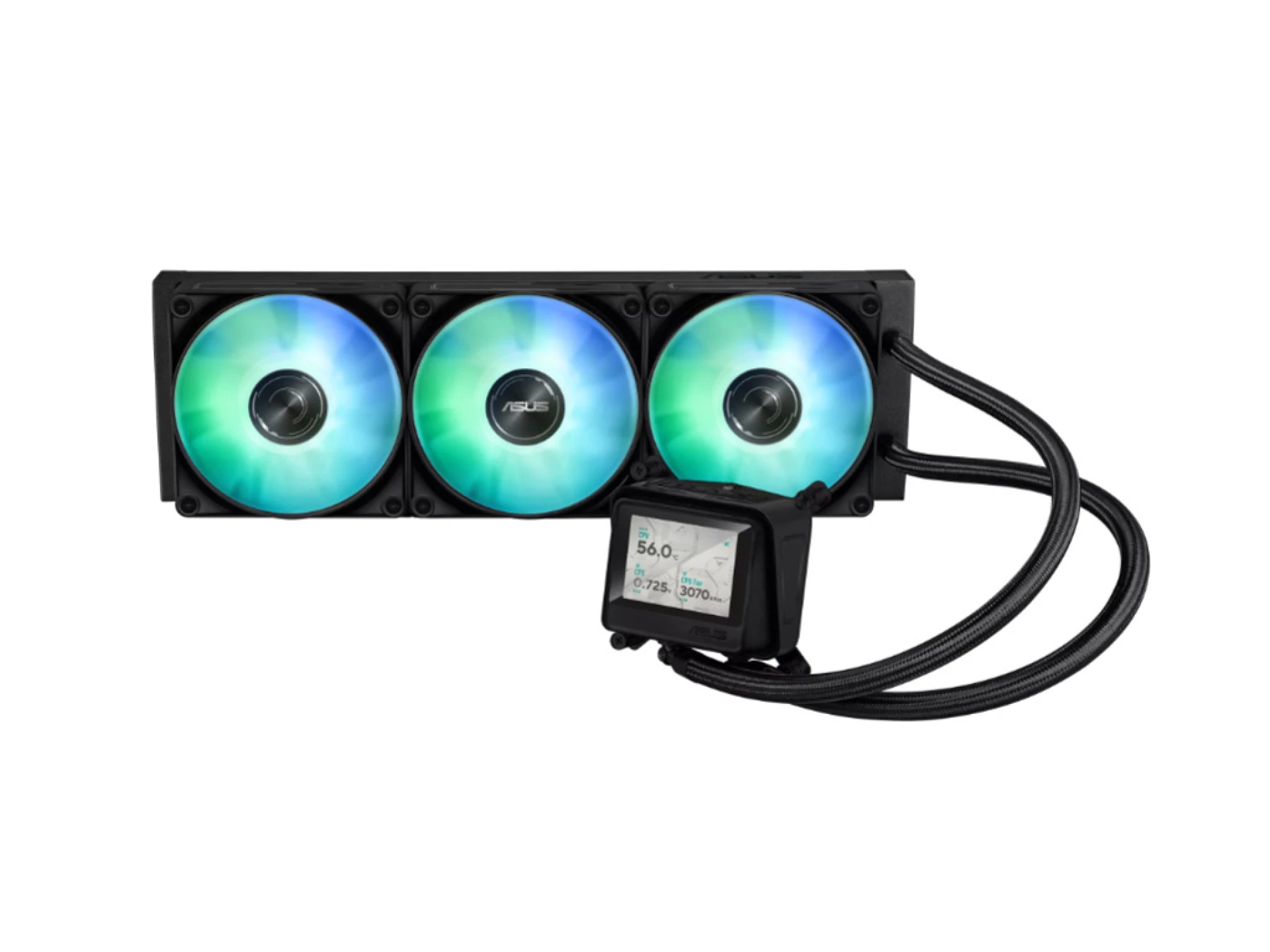 ASUS MAX Gaming LC 360 ARGB LCD, liquid cooler,IPS Screen ARGB Fans, Aura lighting