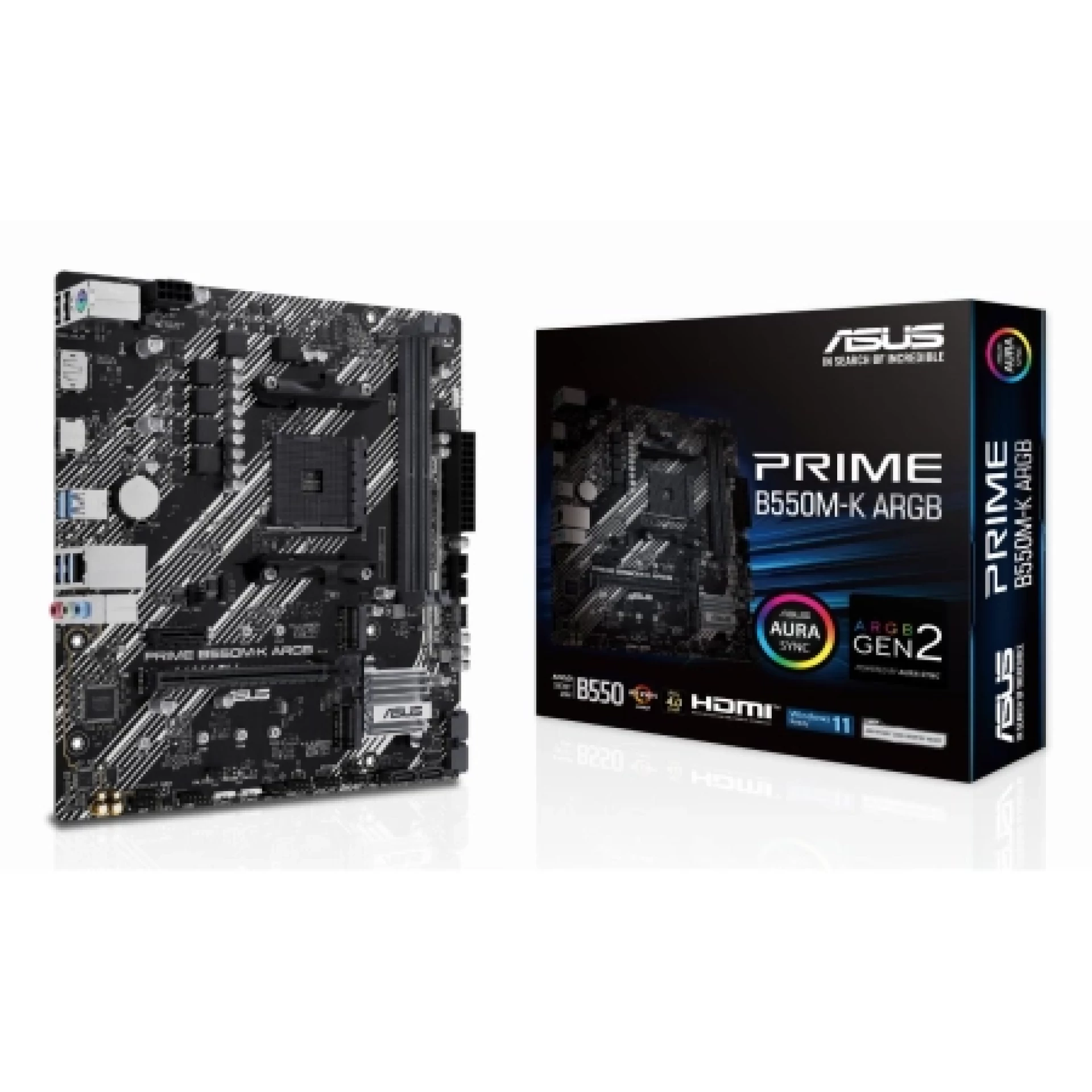ASUS MB PRIME B550M-K ARGB AM4