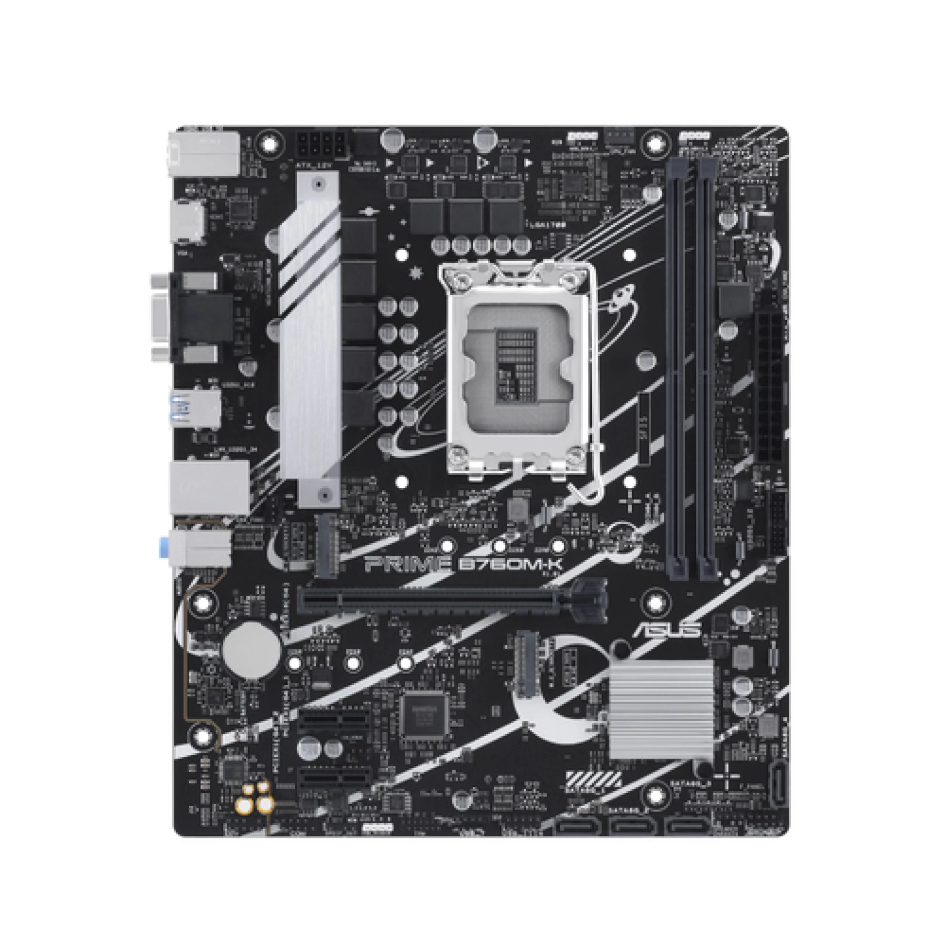ASUS MB PRIME B760M-KLGA 1700; 2xDDR5, 2x M.2,6xUSB1x VGA, 1x HDMI; mATX