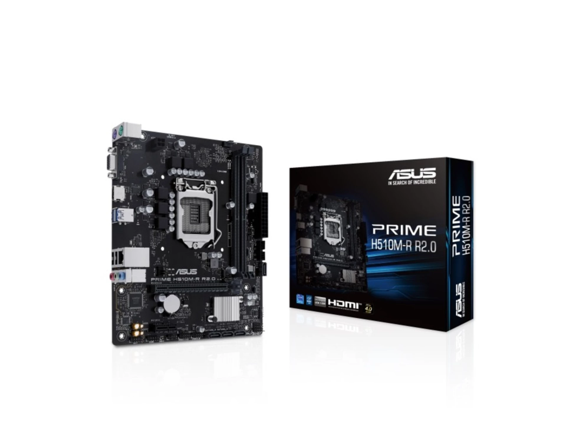 ASUS MB PRIME H510M-R R2.0-SIIntel H470, LGA1200, micro ATXPCIe 4.0, VGA, HDMI, 2xDDR4