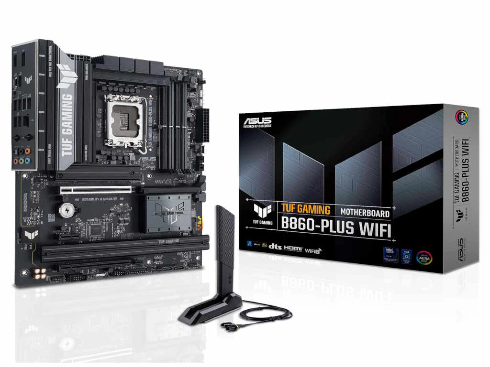 ASUS MB TUF Gaming B860-PLUS WIFI, LGA 1851, 4x DDR5,3xM.2 1x DP, 1x HDMI, 1x USB-C, 8x USB, ATX