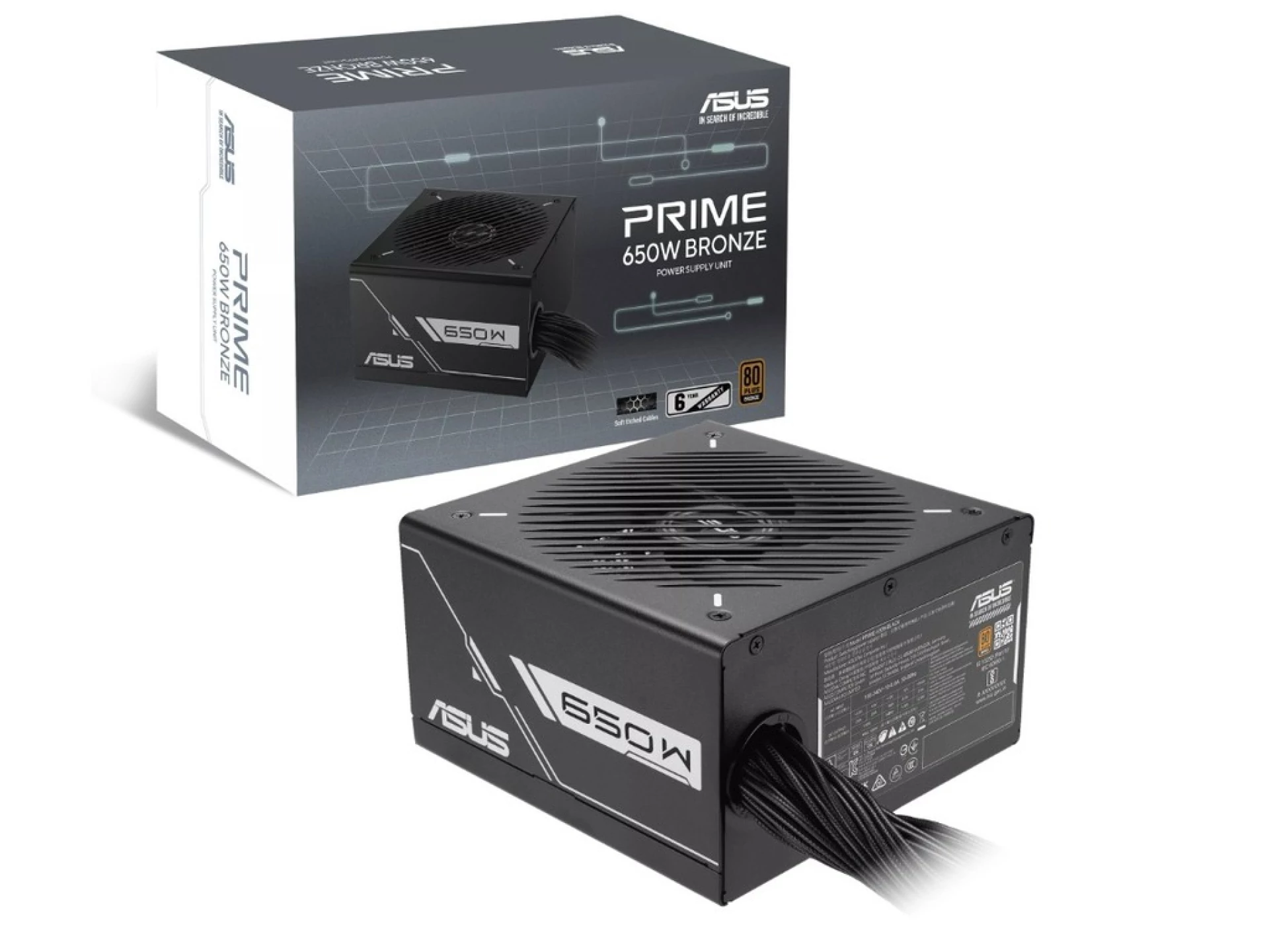 ASUS PRIME-650B-BLACK 650W bronze, 80+