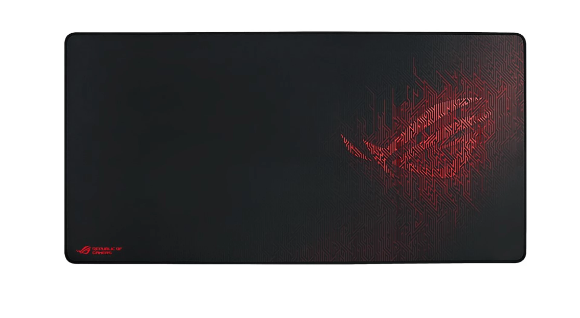 ASUS ROG Sheath Red gamingpodloga za miš, gumiranaanti-slip podloga, crno-crvena
