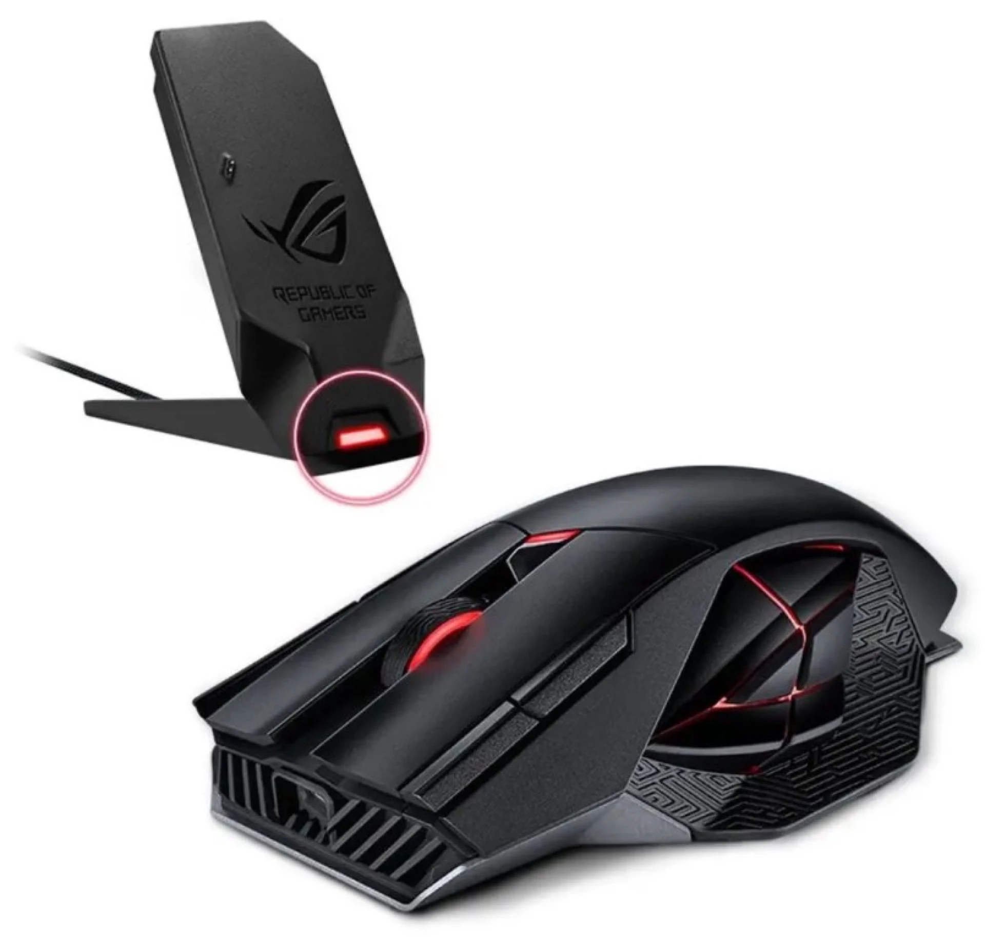 ASUS ROG SPATHA X gaming miš,12 programabilnih tipki, 6 ROGmikro prekidača, 19000 dpi