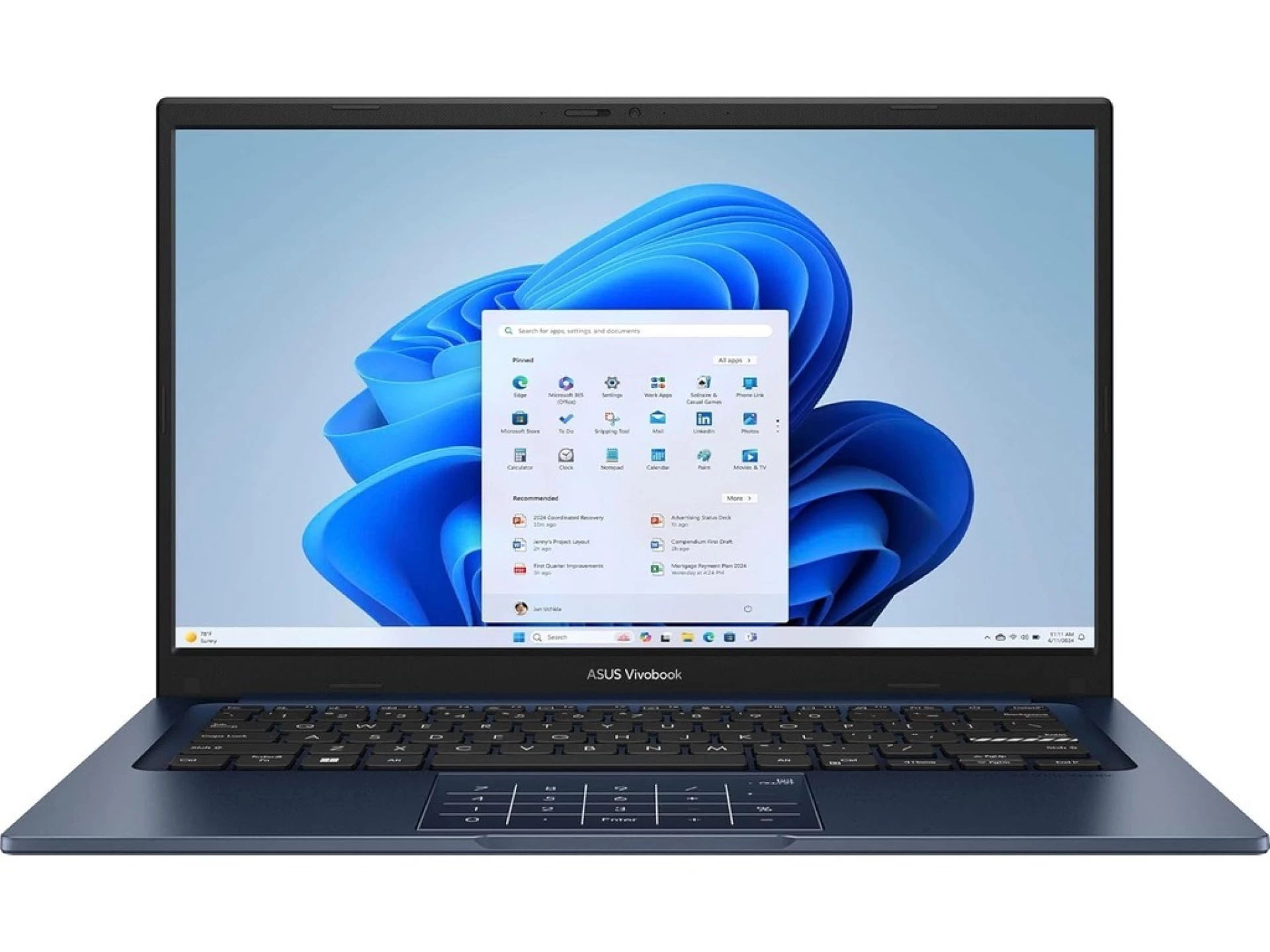 ASUS VivoBook X1404VAP-V14 14" FHD, Intel Core 5 120U, 8GB, 256GB, WIN11, Blue