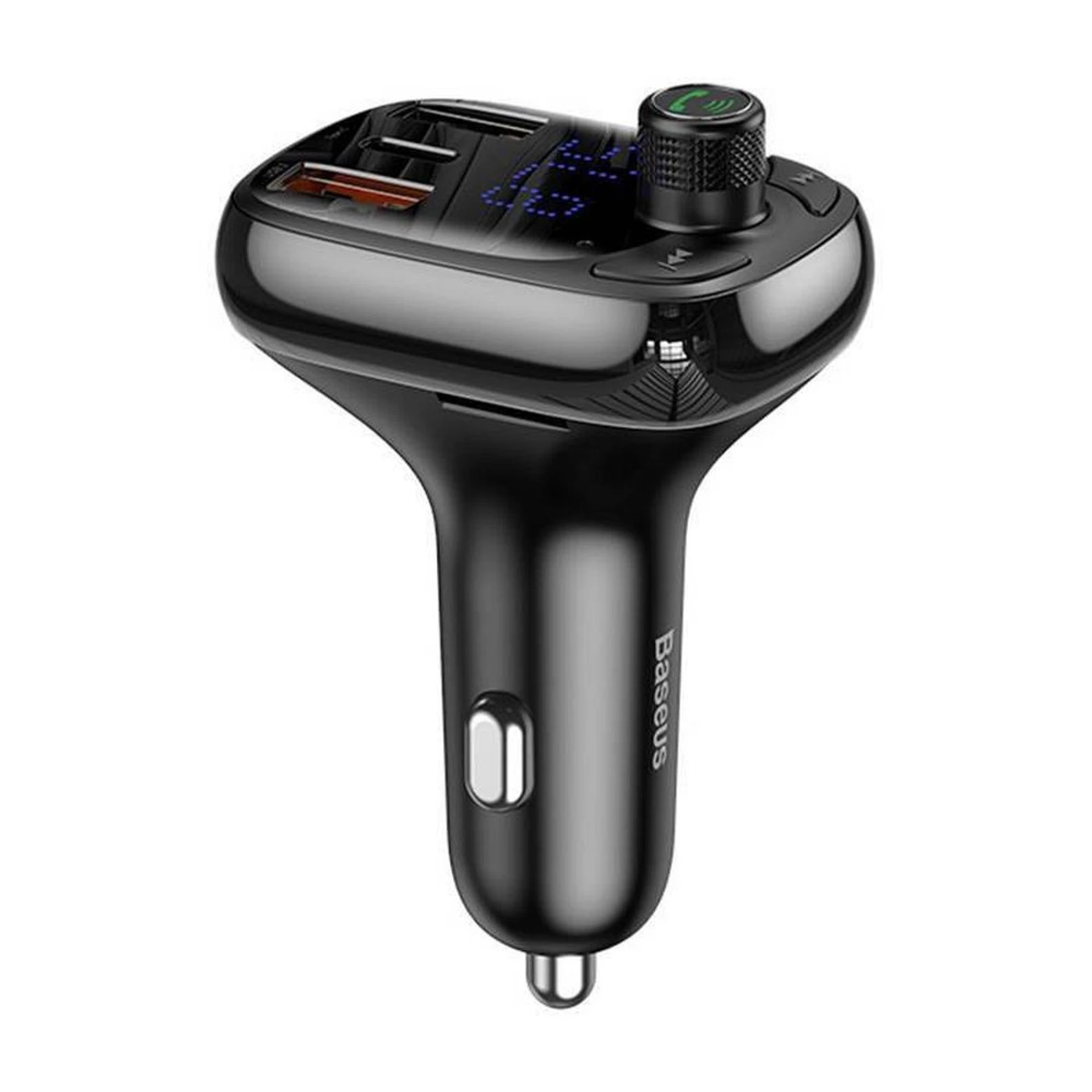 Auto punjač BASEUS 2 x USB A + Type C + transmitter FM BT PD QC4.0 5A 36W S-13 C