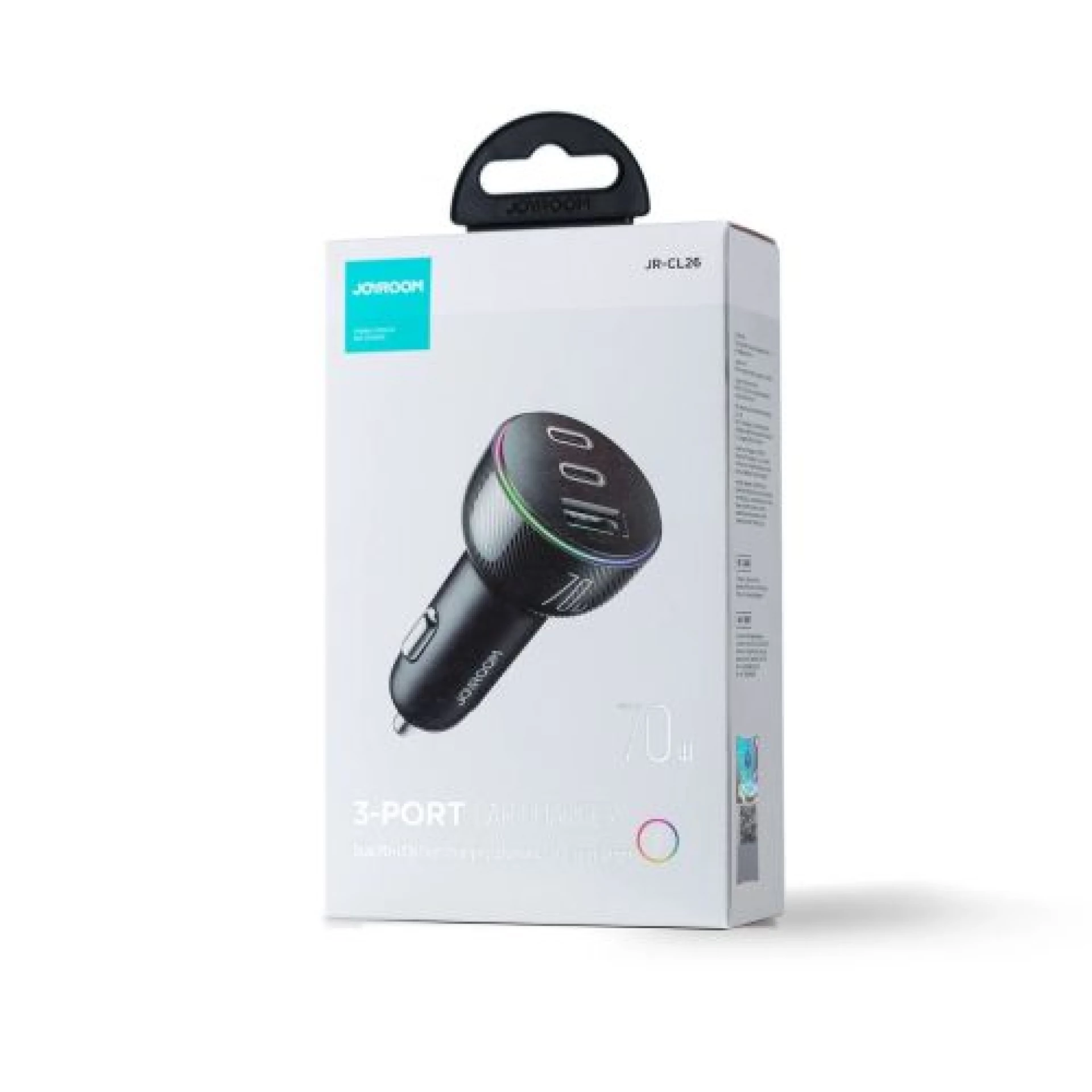 Auto punjač Joyroom JR-CL26 70W car charger 3 ports USB 2x USB-C