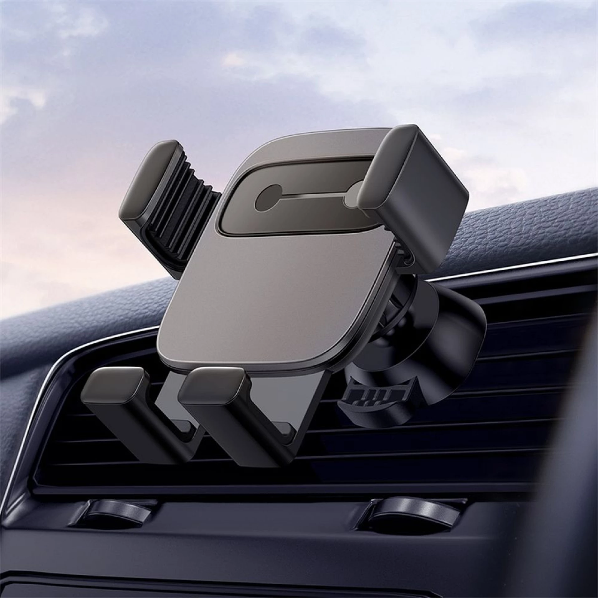 Auto stalak BASEUS gravitacijski za ventilaciju black