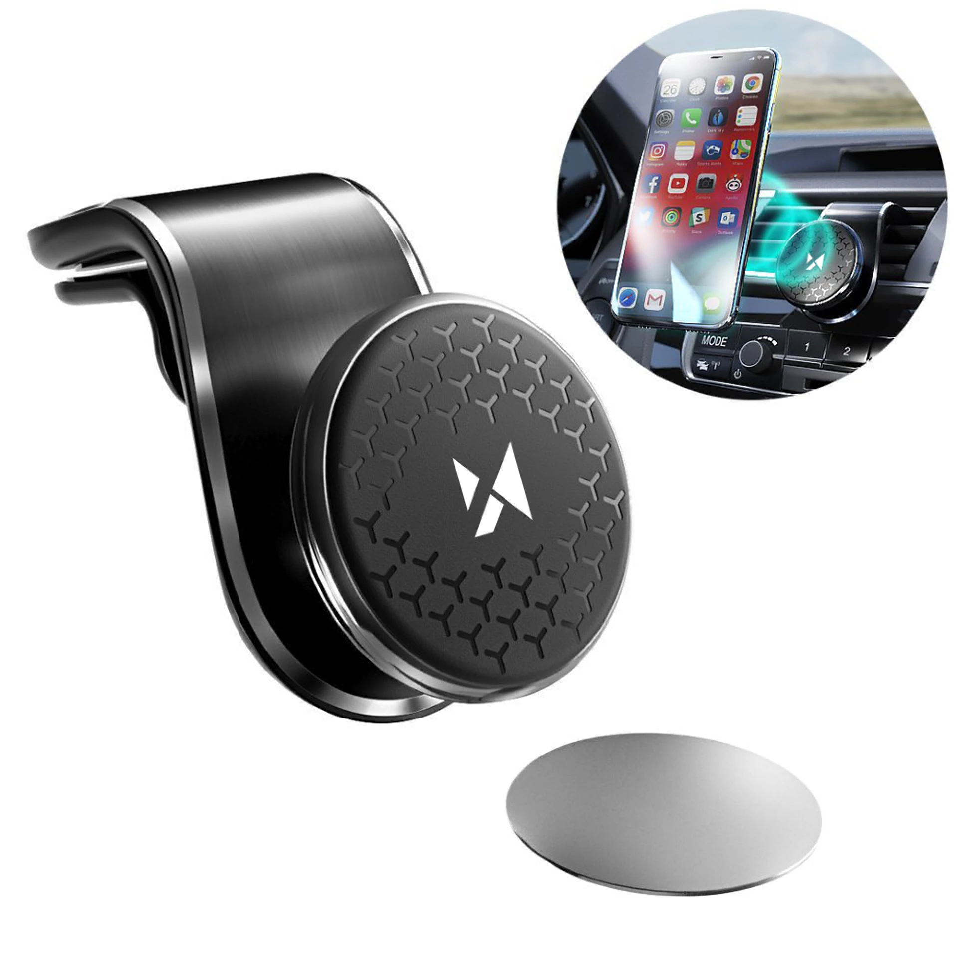 Auto stalak Wozinsky WMH-03 za ventilaciju magnetic holder for the car 360