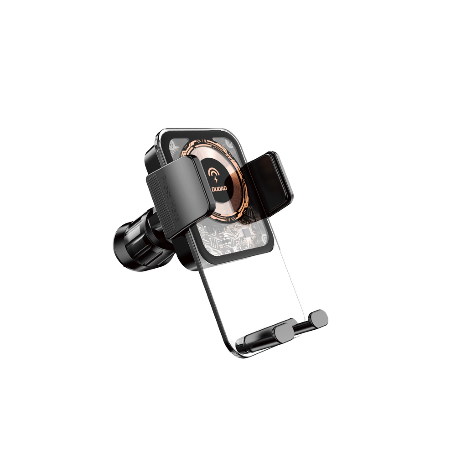 Autodržač Dudao F19 with 15W inductive charger for Dashboard/Vent
