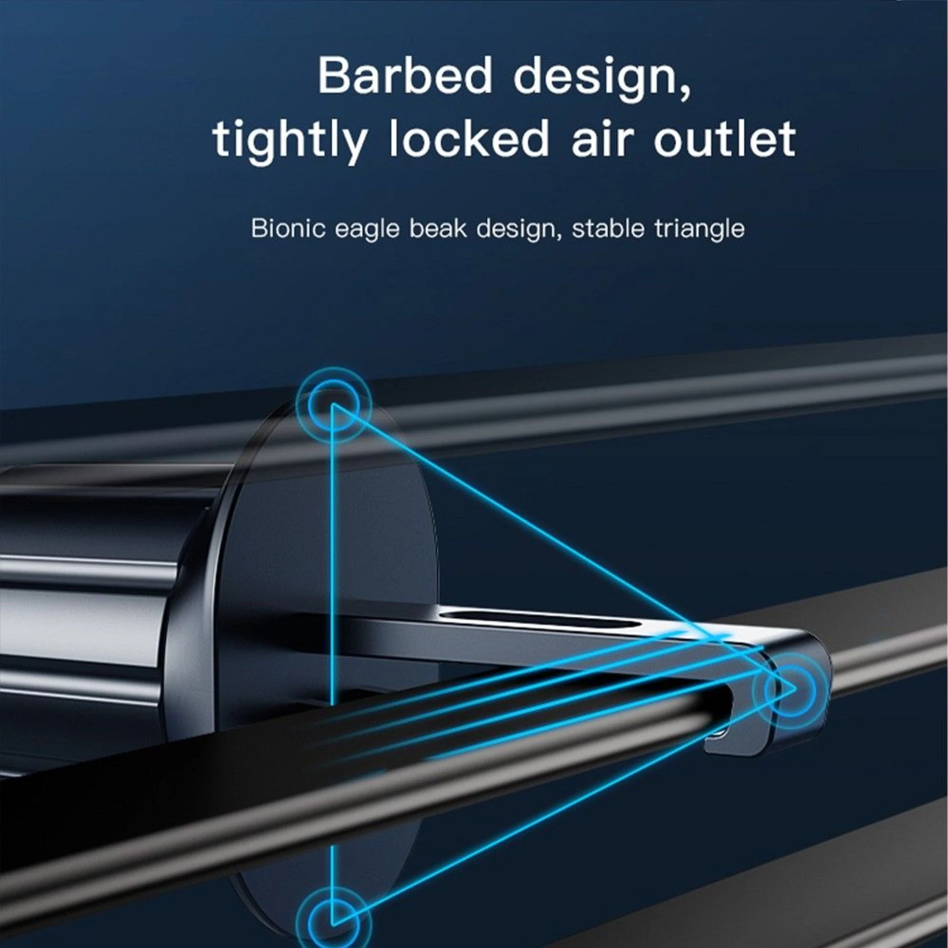 Autodržač FORCELL F-Grip Guardian for air vent crni