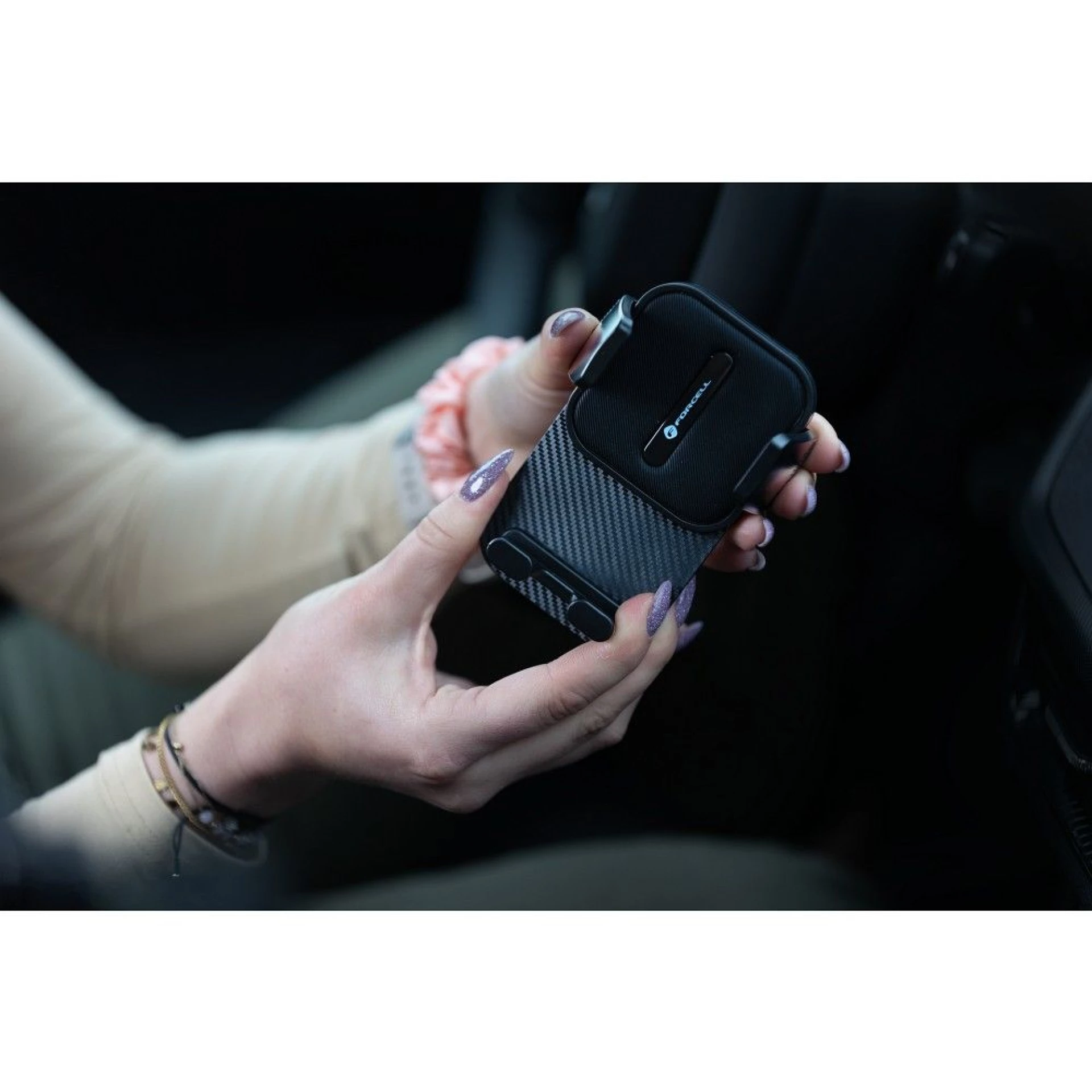 Autodržač FORCELL F-Grip Guardian to windshield/center console crni