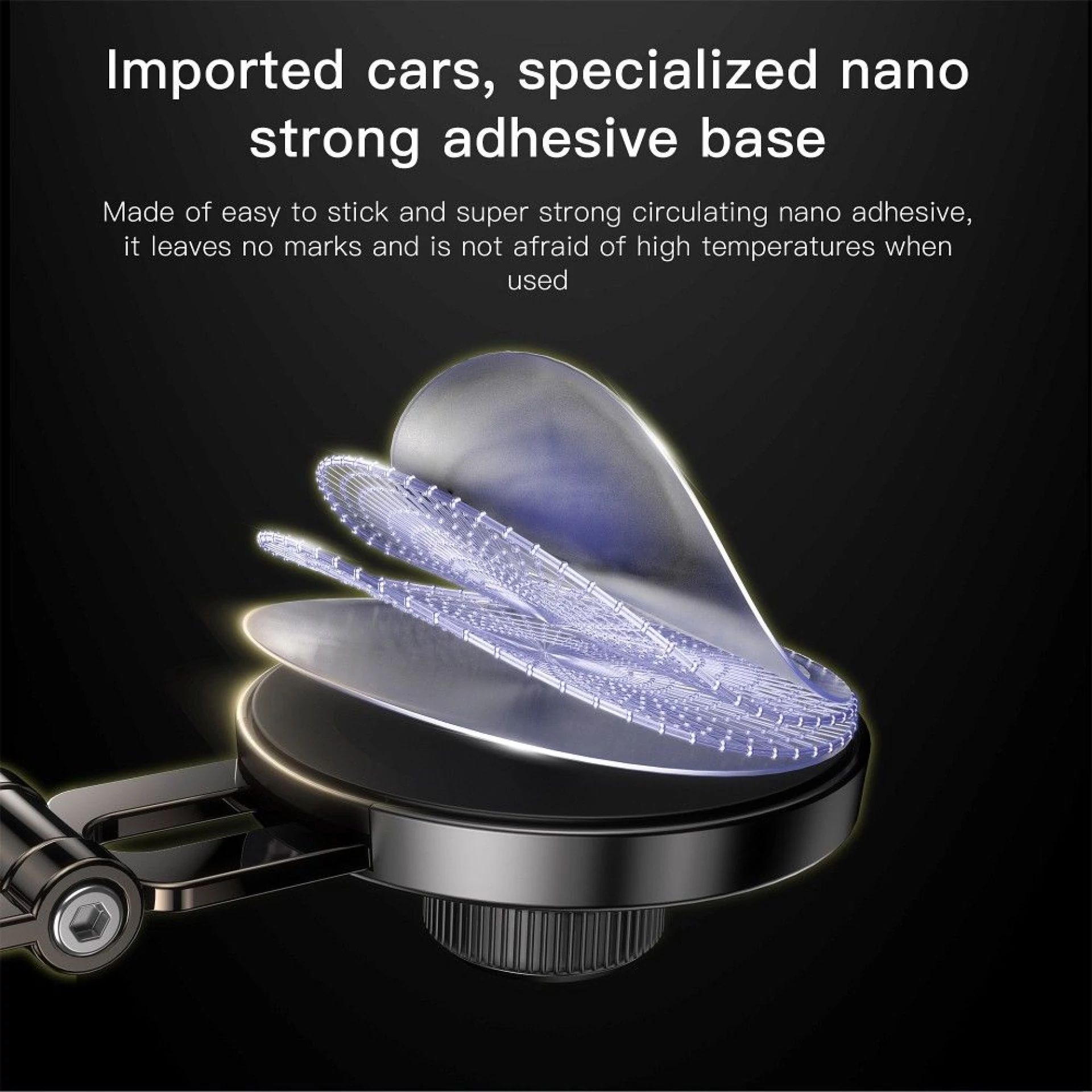 Autodržač FORCELL F-Grip IronSecure windshield/dashboard crni