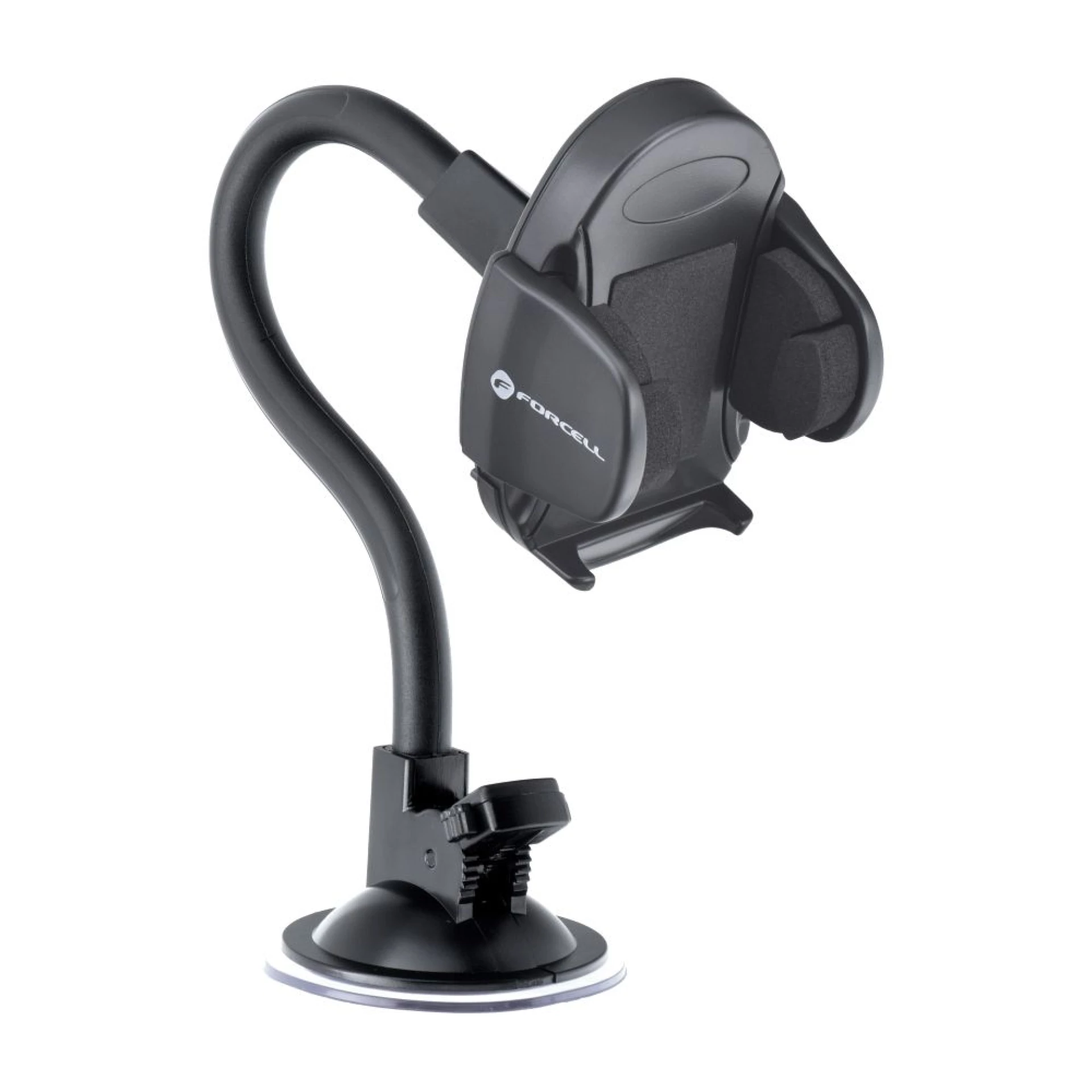 Autodržač FORCELL F-Grip Oval 27cm windshield/dashboard/air vent crni