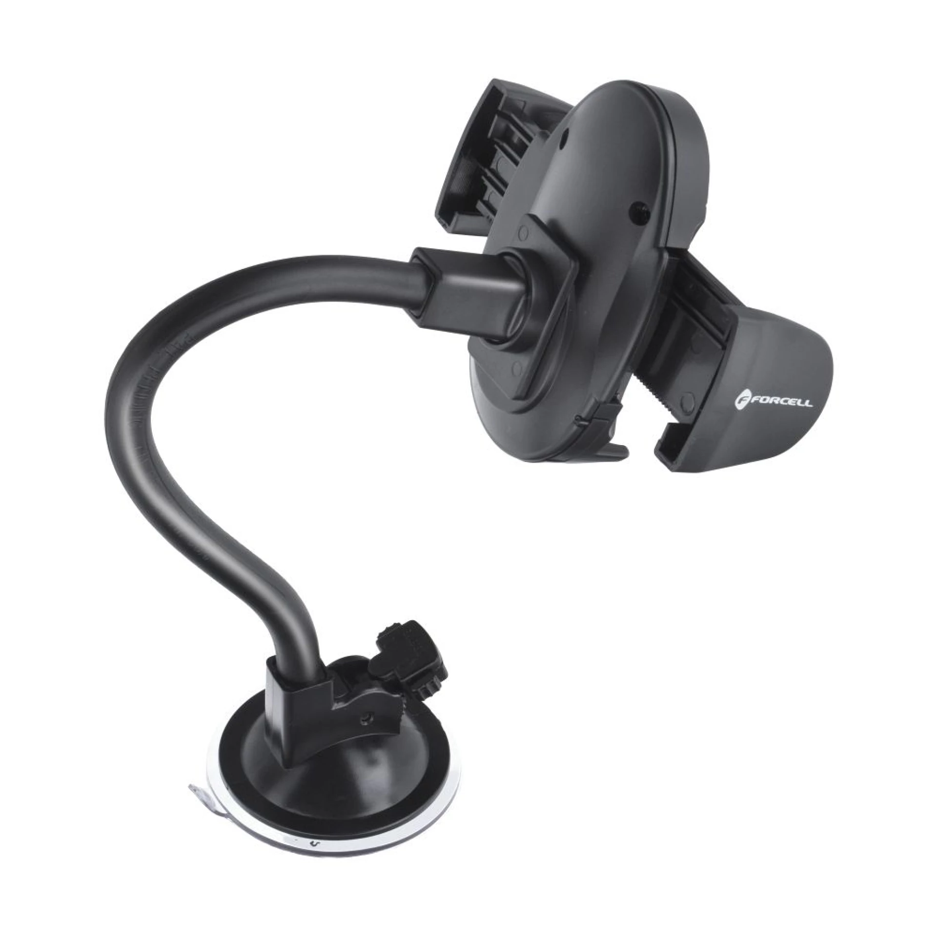 Autodržač FORCELL F-Grip Oval 27cm windshield/dashboard/air vent crni