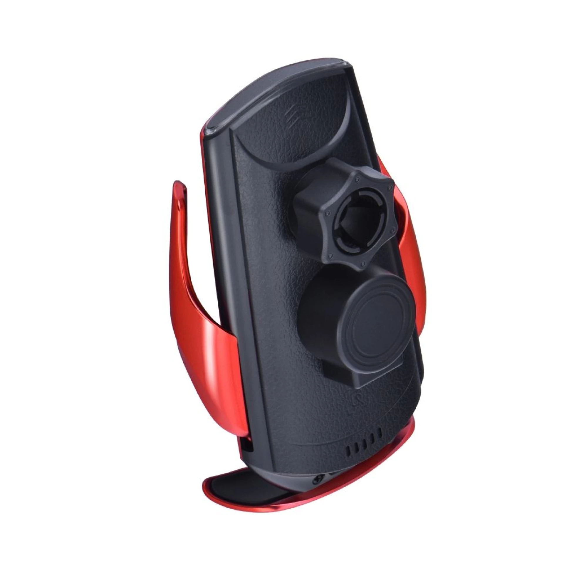 Autodržač Forcell sa wireless charging + automatic sensor HS1 15W crveni