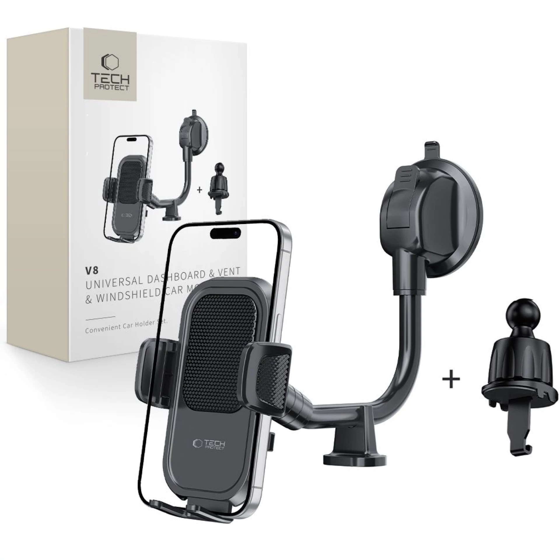 Autodržač V8 Car Holder for Dashboard/Windshield/Air Vent