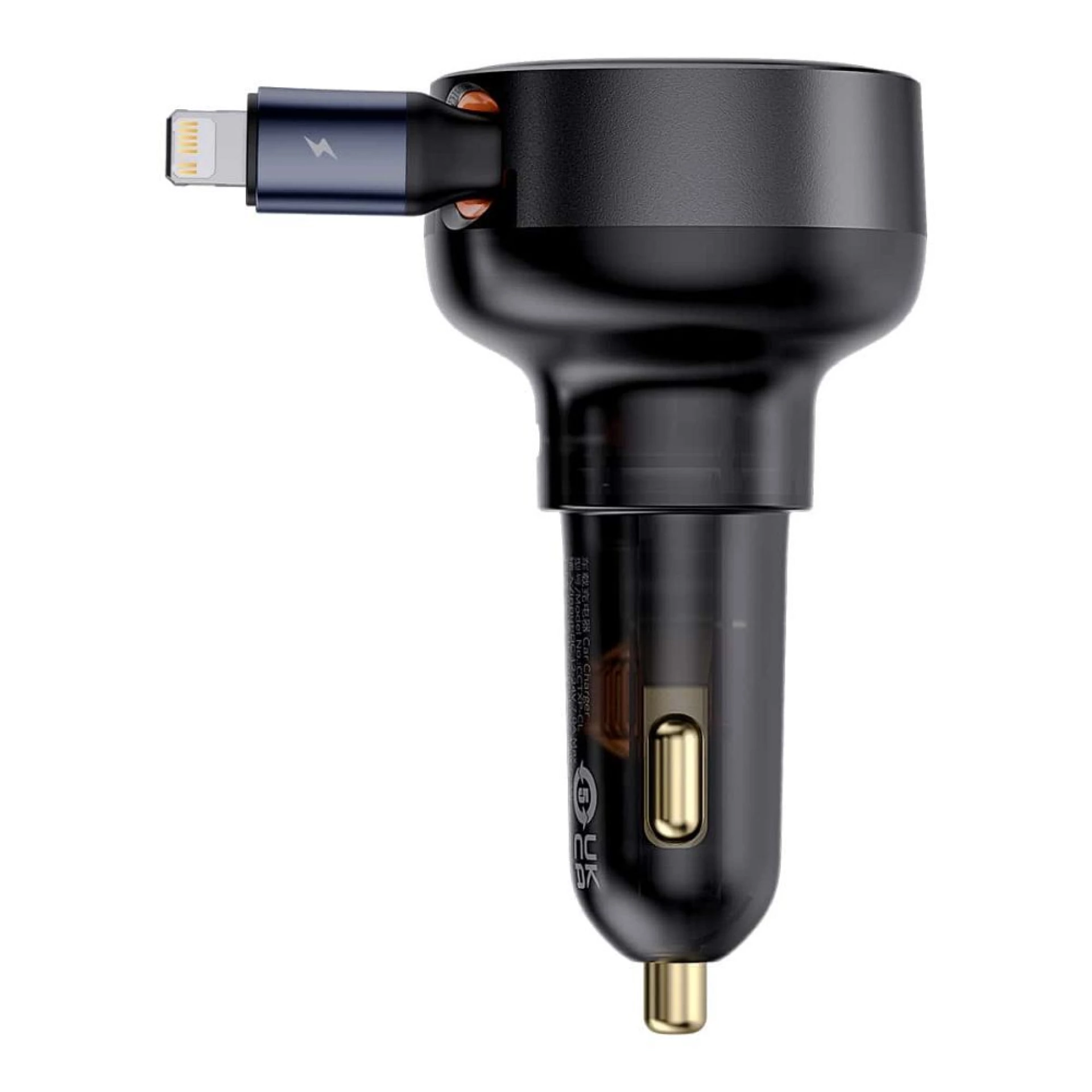 Autopunjač Baseus Type C + Light kabl PD3.0 QC4.0 3A 55W crni
