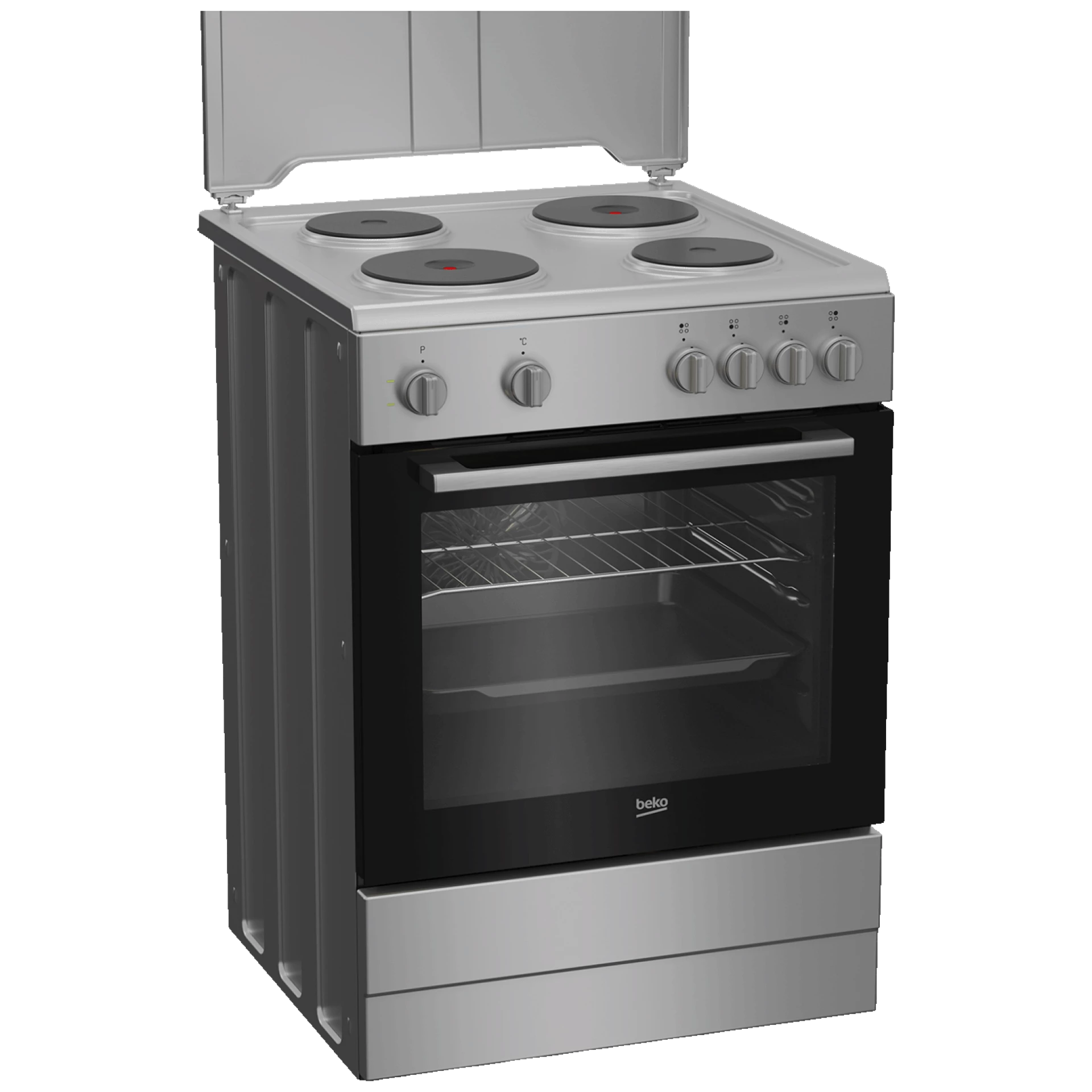 Beko Štednjak, 4 električne ringle, pećnica 66 lit., A - FBE66000DS