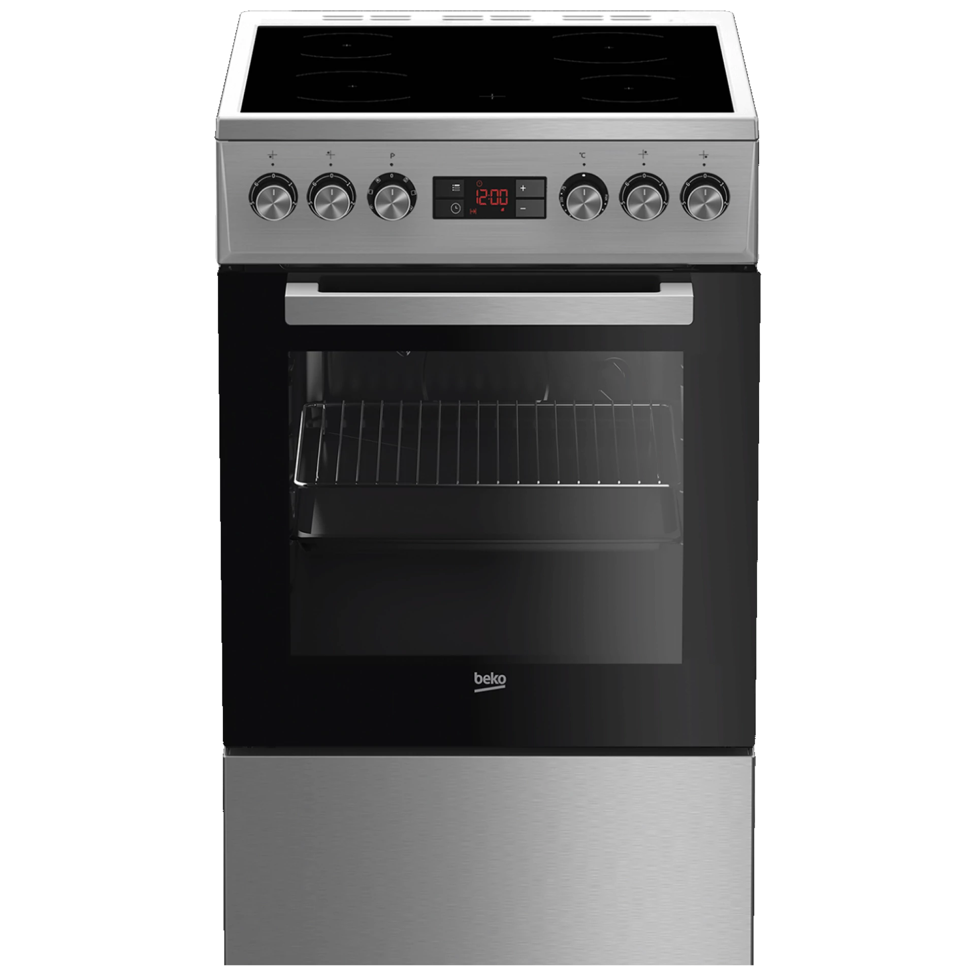 Beko Štednjak 4 staklokeramičke ringle, 50 cm, pećnica 55 lit., A - FSM 57300 GX