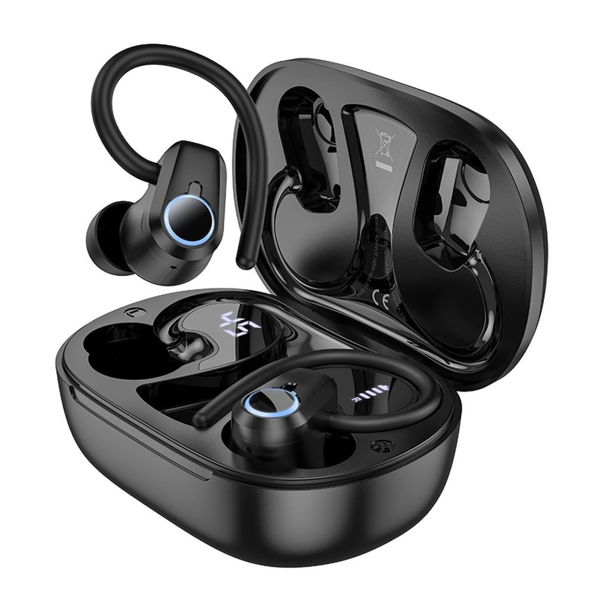 Bežične slušalice HOCO bluetooth, in-ear TWS EQ8 black