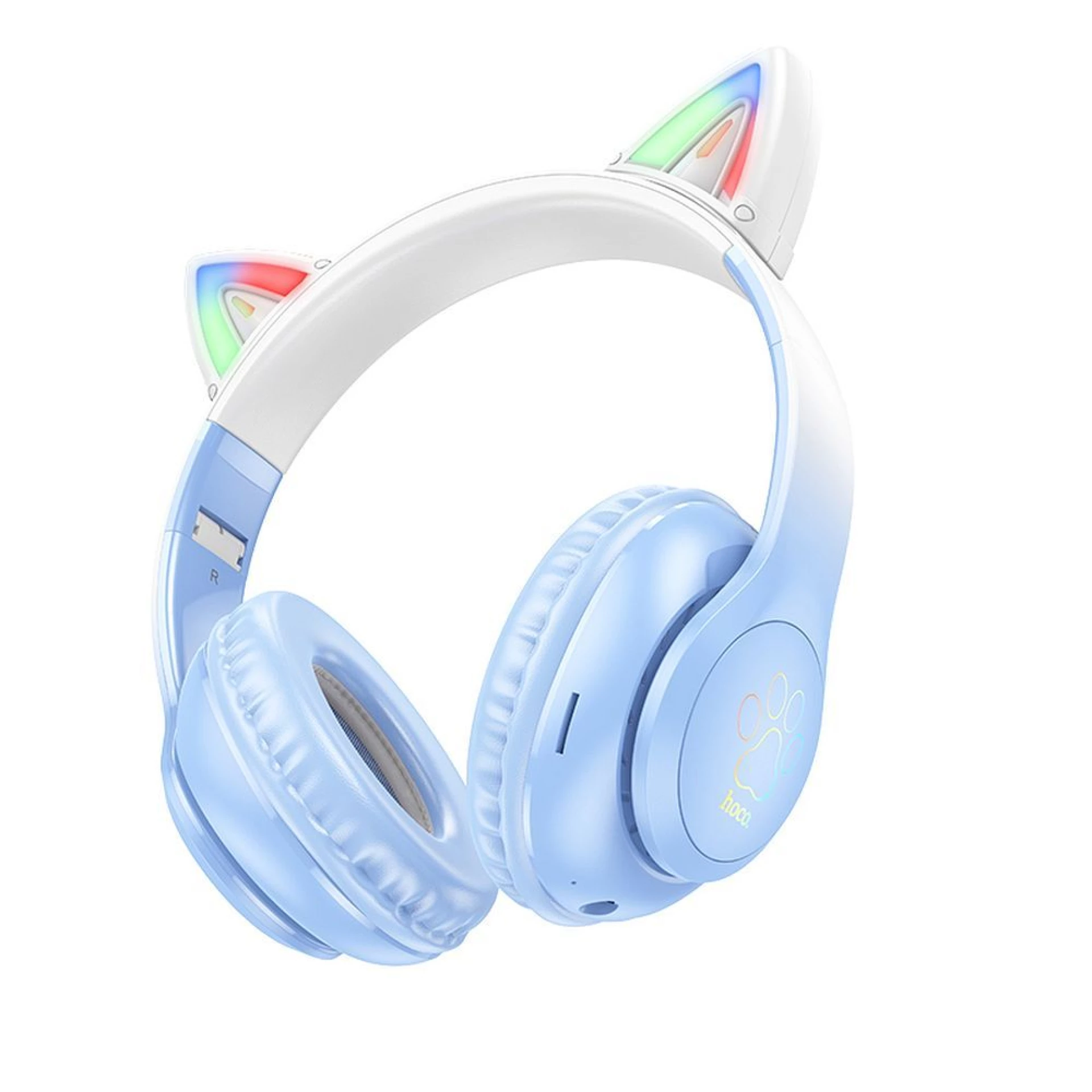 Bežične slušalice HOCO bluetooth W42 Cat Ear crystal blue