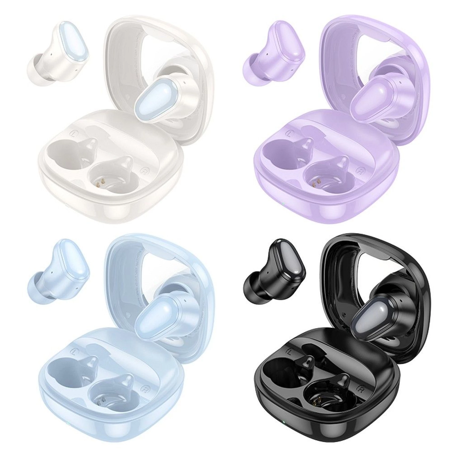 Bežične slušalice HOCO in-ear TWS EQ13 purple