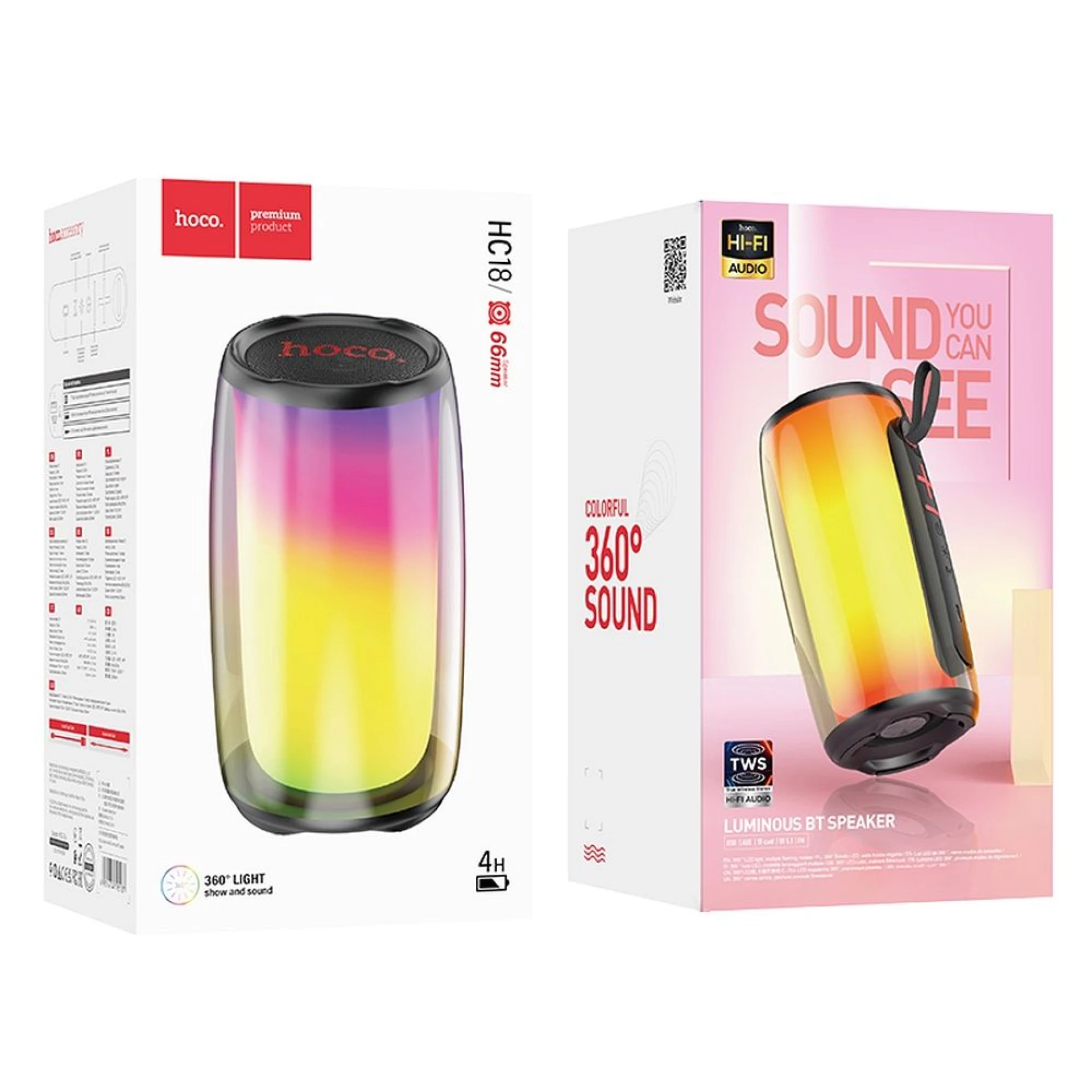 Bežični zvučnik HOCO bluetooth HC18 black