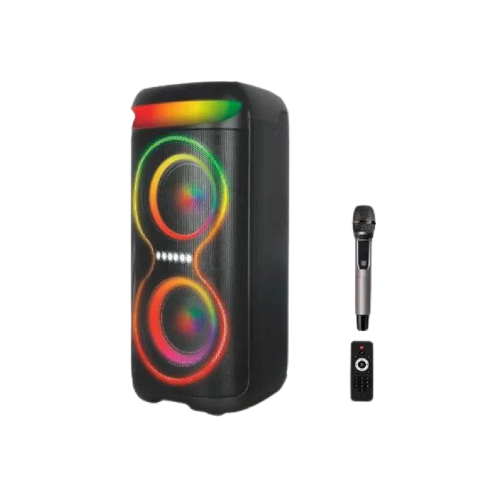 Bluetooth zvucnik XO F58 40W RGB + daljinski i wireless mikrofon Black