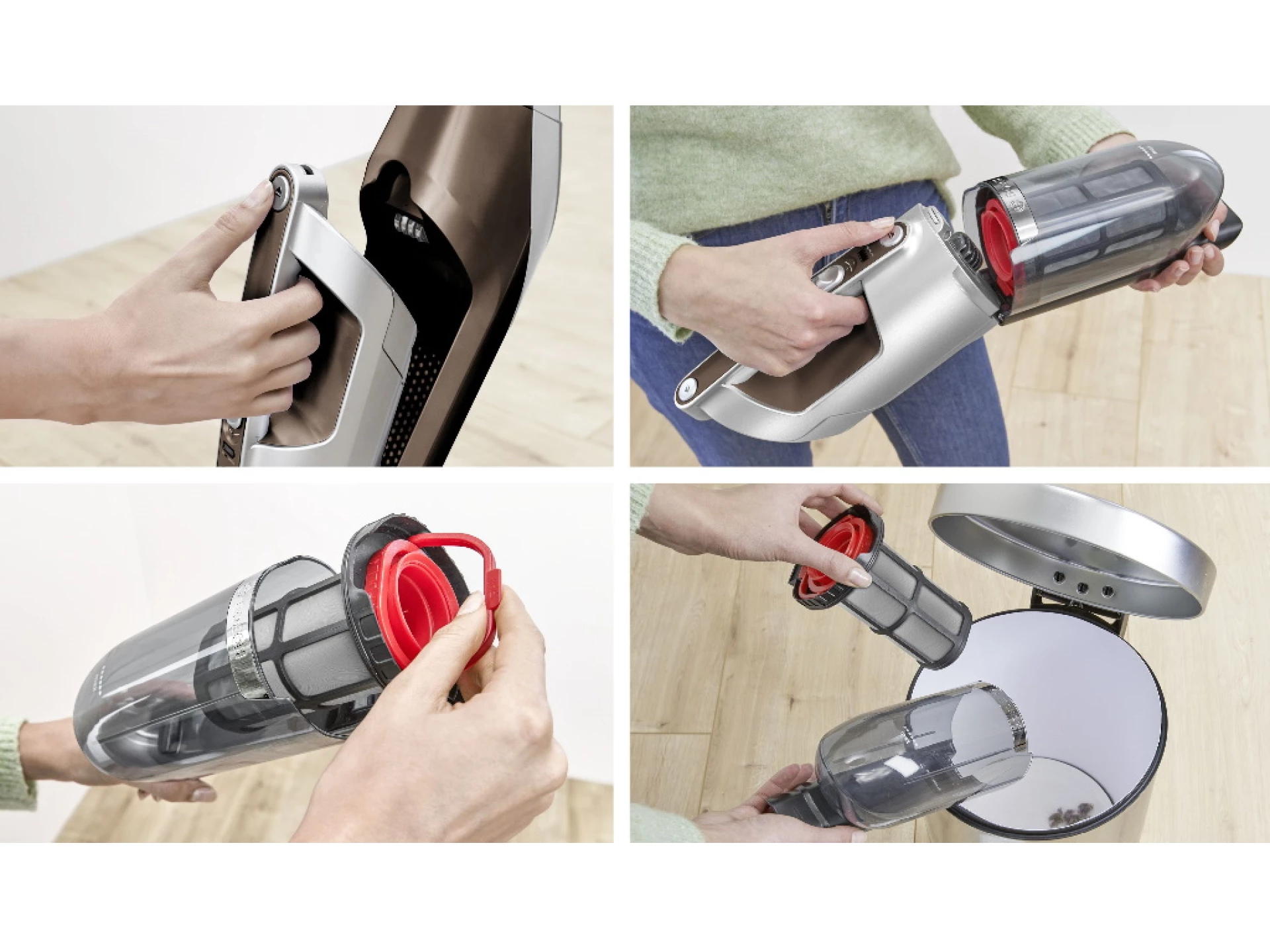 BOSCH 2in1 Usisivač FlexxoSerie 4|, 28V, Smeđa 55 min, 3.3 kg BCH3K2852