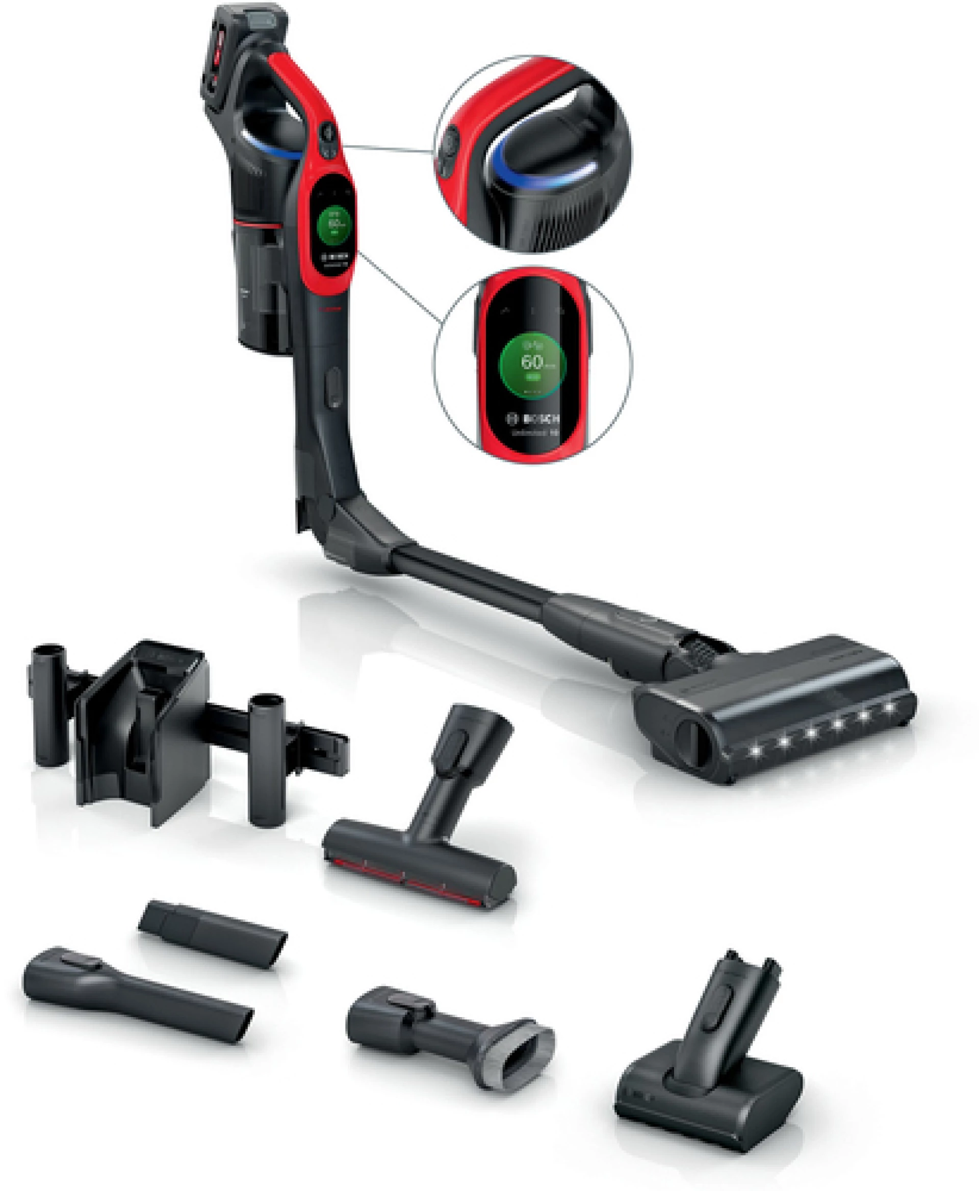 BOSCH Akumulatorski usisavačSerie 10 | UNLIMITED, ProAnima1 Baterija, 80 minuta ECO  rada BCS1041PET