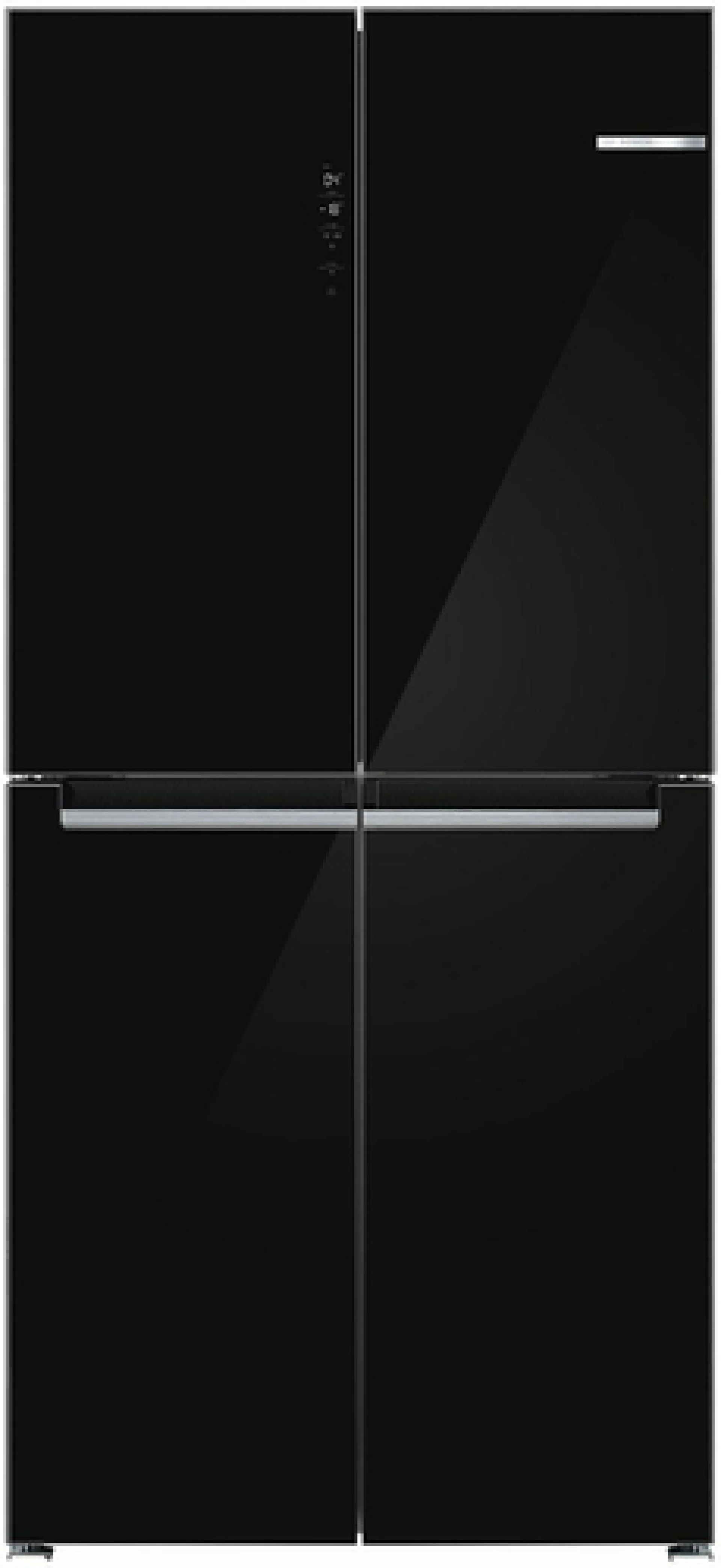 BOSCH Frenchdoor hladnjak,Serie 4|, XXL, CRNA, 547L189,5X88,5cm, NoFrost... KMC85LBEA