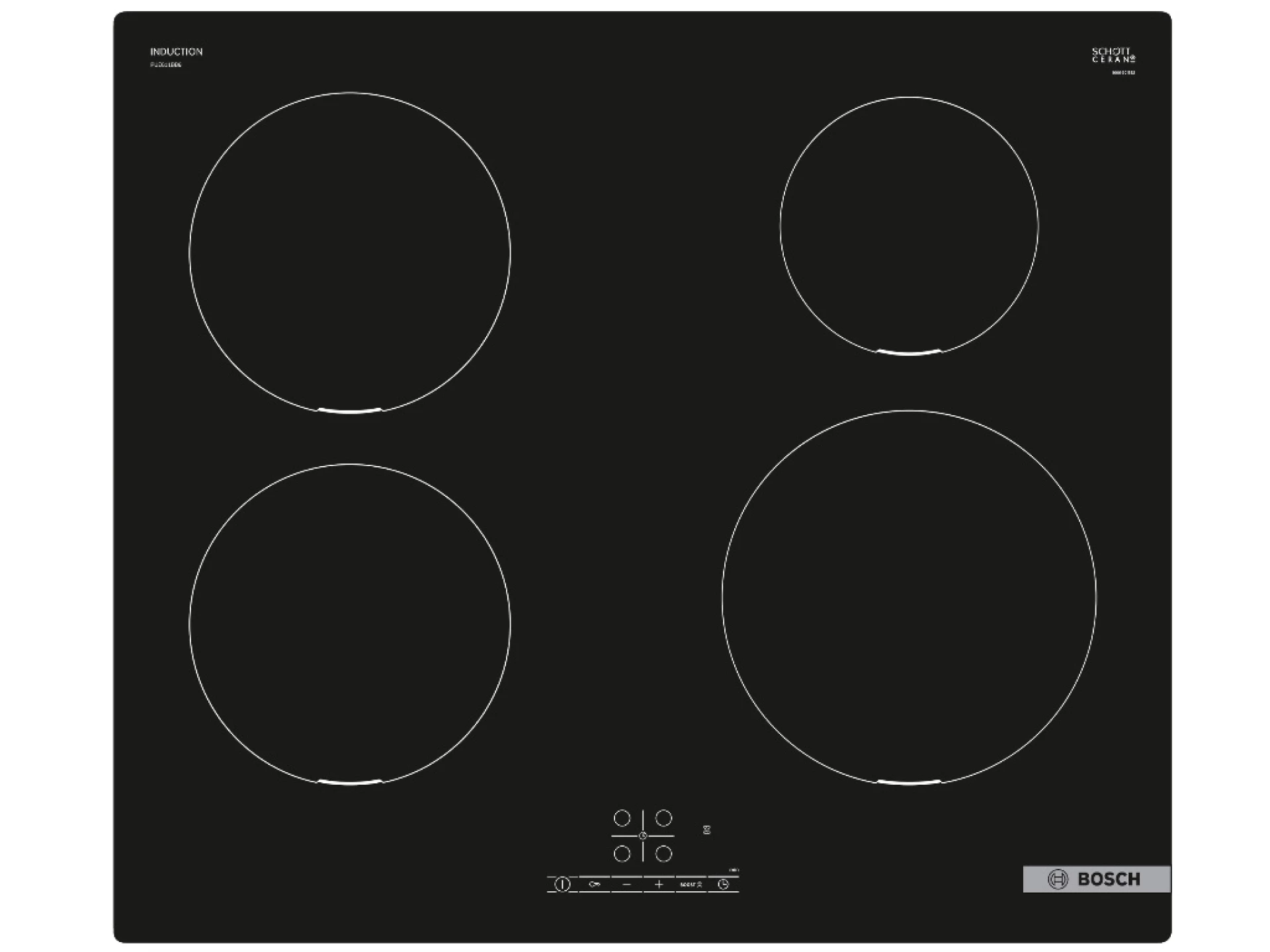 BOSCH indukcijska ploča Serie 4|,  bez okvira, 60 cm PUE611BB6E