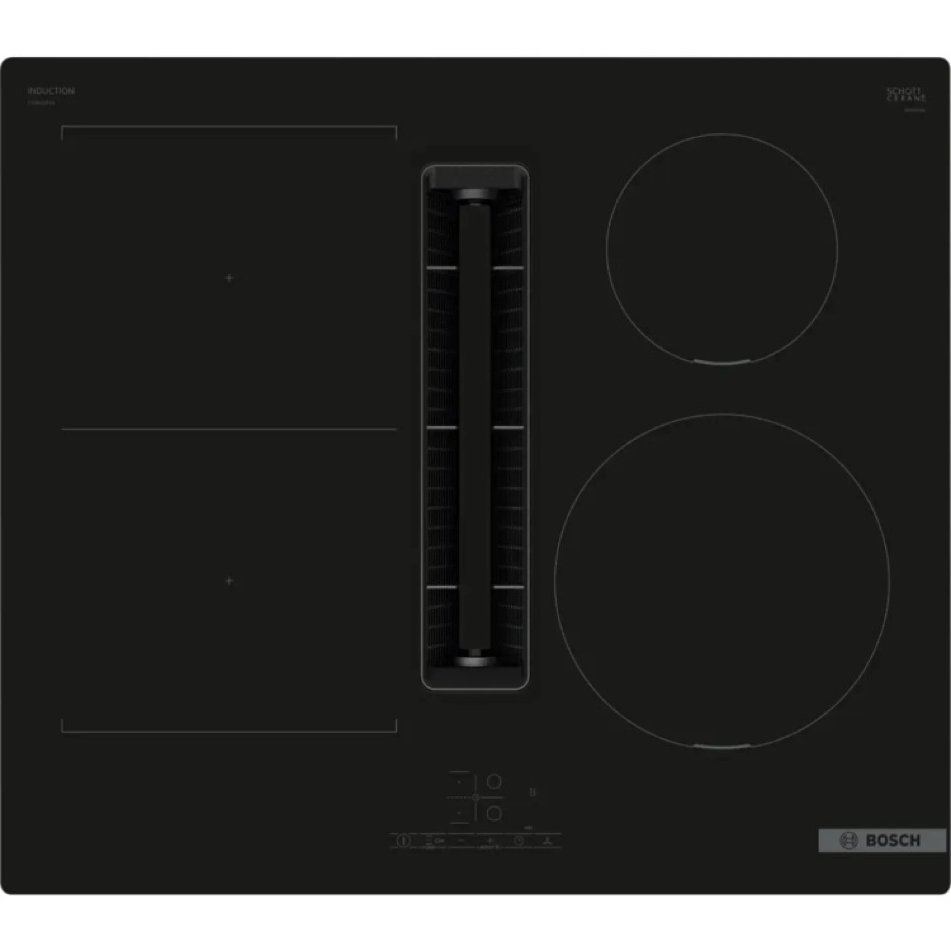 BOSCH indukcijska ploča Serie 6|, DirectSelect,CombiZone,SmartHood, Automatic PVS61RHB1E