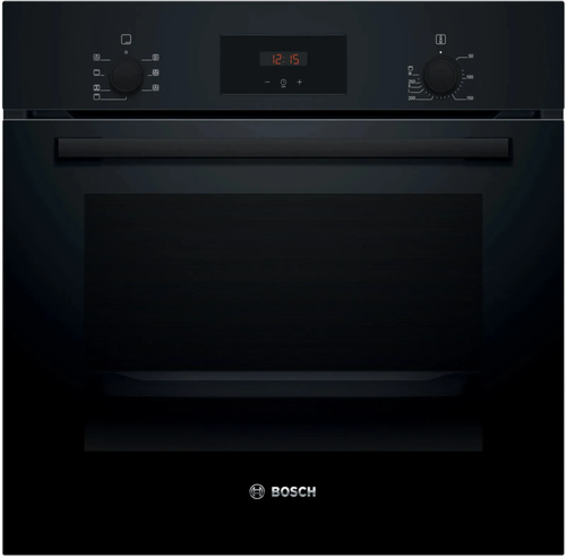 BOSCH pecnica Serie 2| CRNA 66l, 5 načina pečenjaEcoClean Direct, OLD Model: HBF133BA0 HBF133BA1
