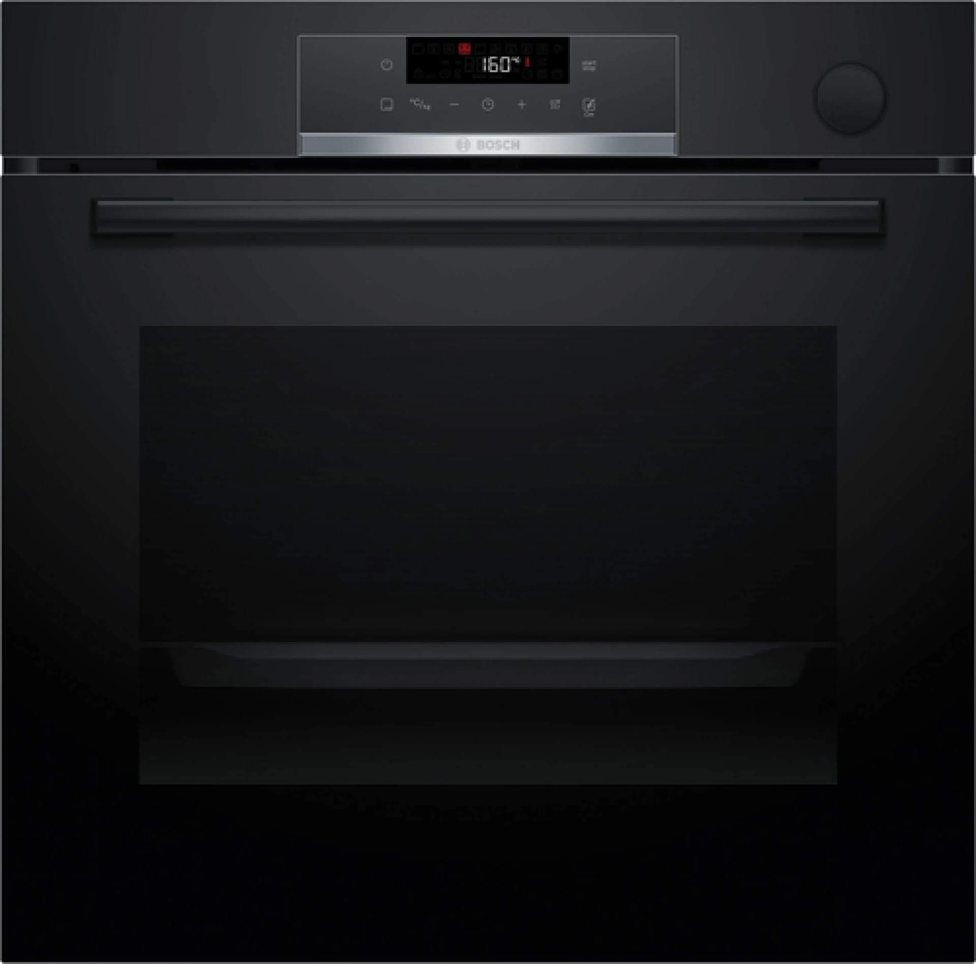 BOSCH pećnica  Serie 4| CRNA, Dodavanje pare,EcoClean,8 programa, A+,AIRFRY HRG532BB3