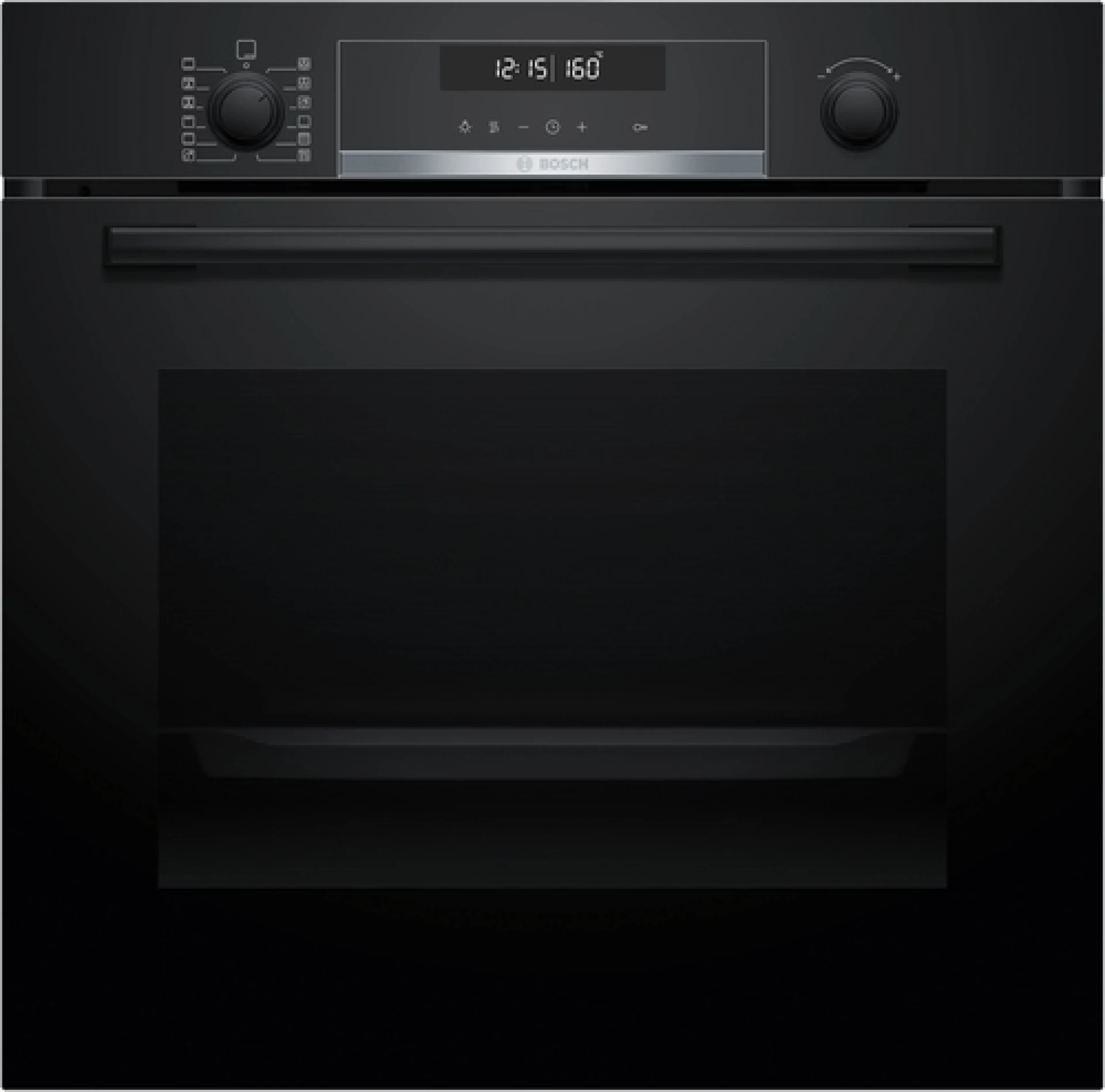 BOSCH pećnica  Serie 6| CRNA, A, PIROLIZA, AutoPilot 30,71L,AirFry, Teleskopska vodilica, 10 progra HBG578EB3