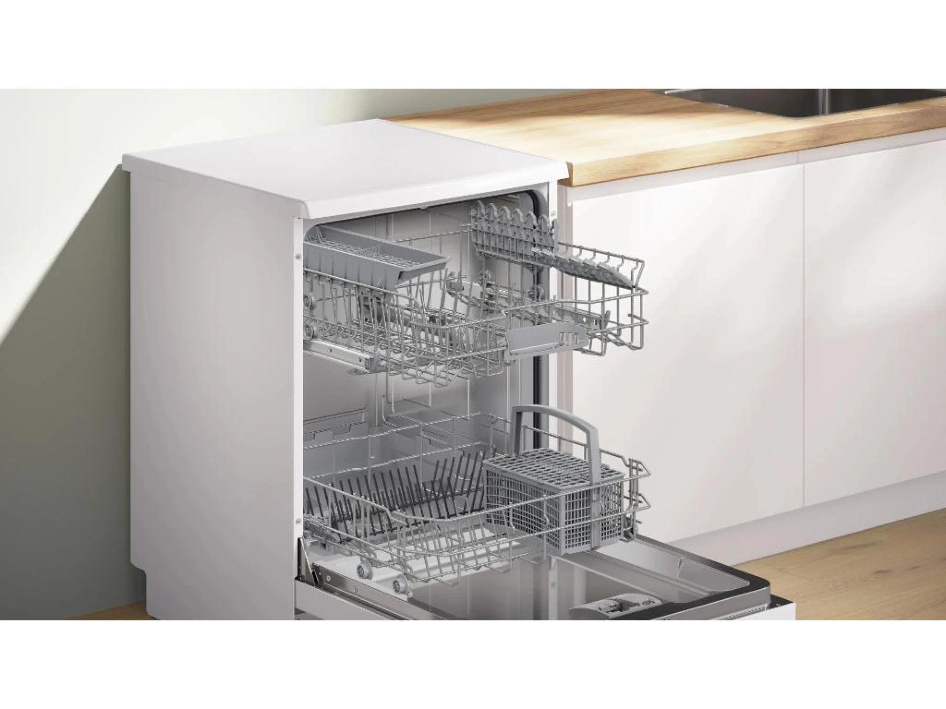BOSCH perilica posuđa Serie 2| 60 CM,C, 13 setova,9L,46dB,BIJELA,5 programa,OLD:SMS2ITW33E SMS2HTW06E