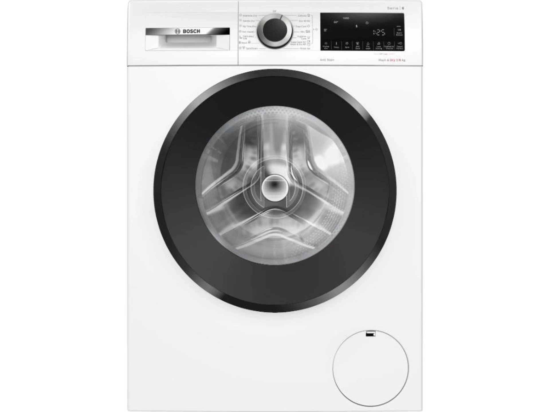 BOSCH Perilica-Sušilica rublja Serie 6|, 9 KG/ 6 KG, D,1400 RPM, 70 dB WNG24401BY