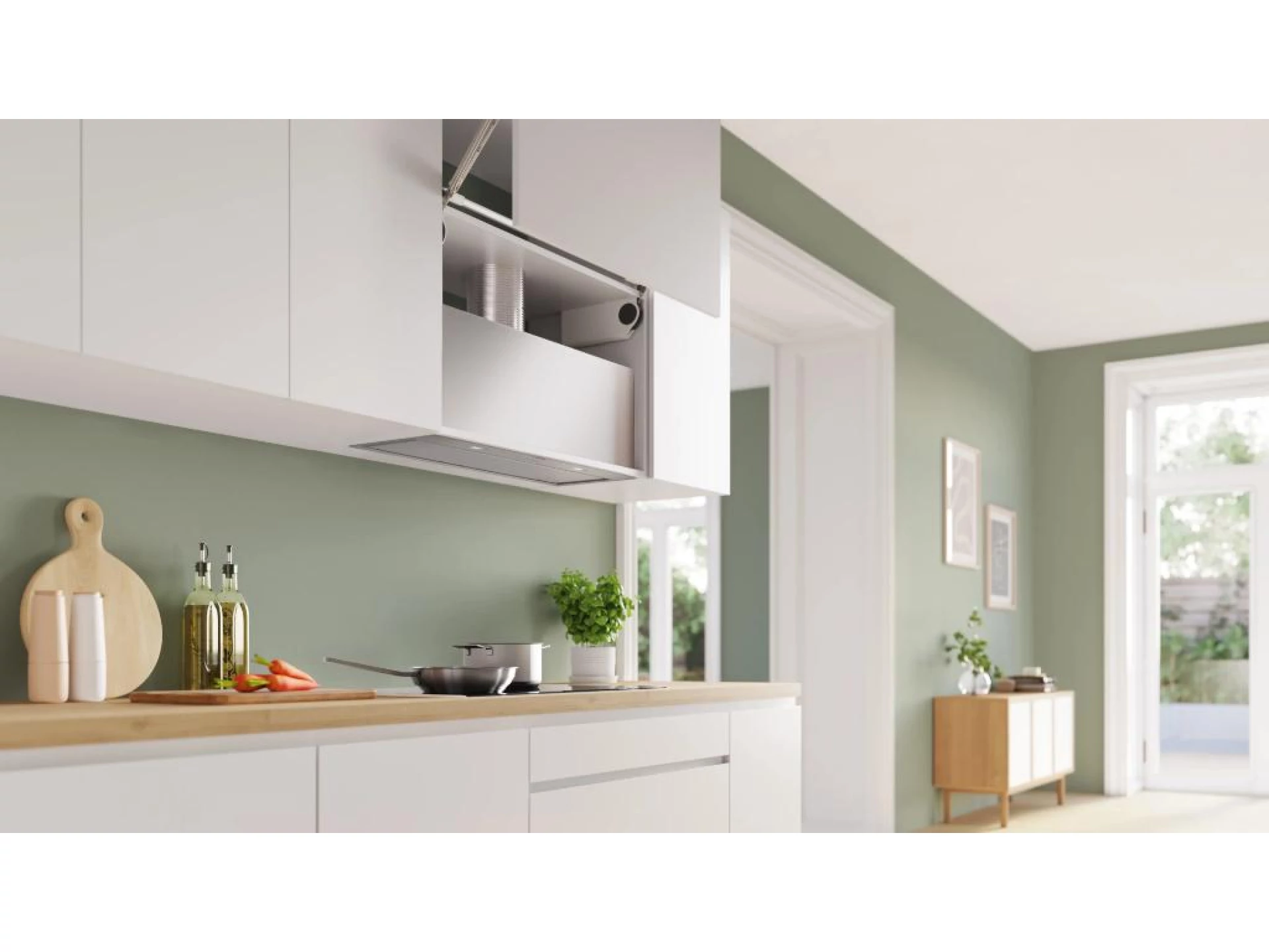 BOSCH Potpuno ugradbena napa,,90 cm, Serie 6| Inox,745 m3/h,A,61dB, LedRasvjeta DLN87AC50