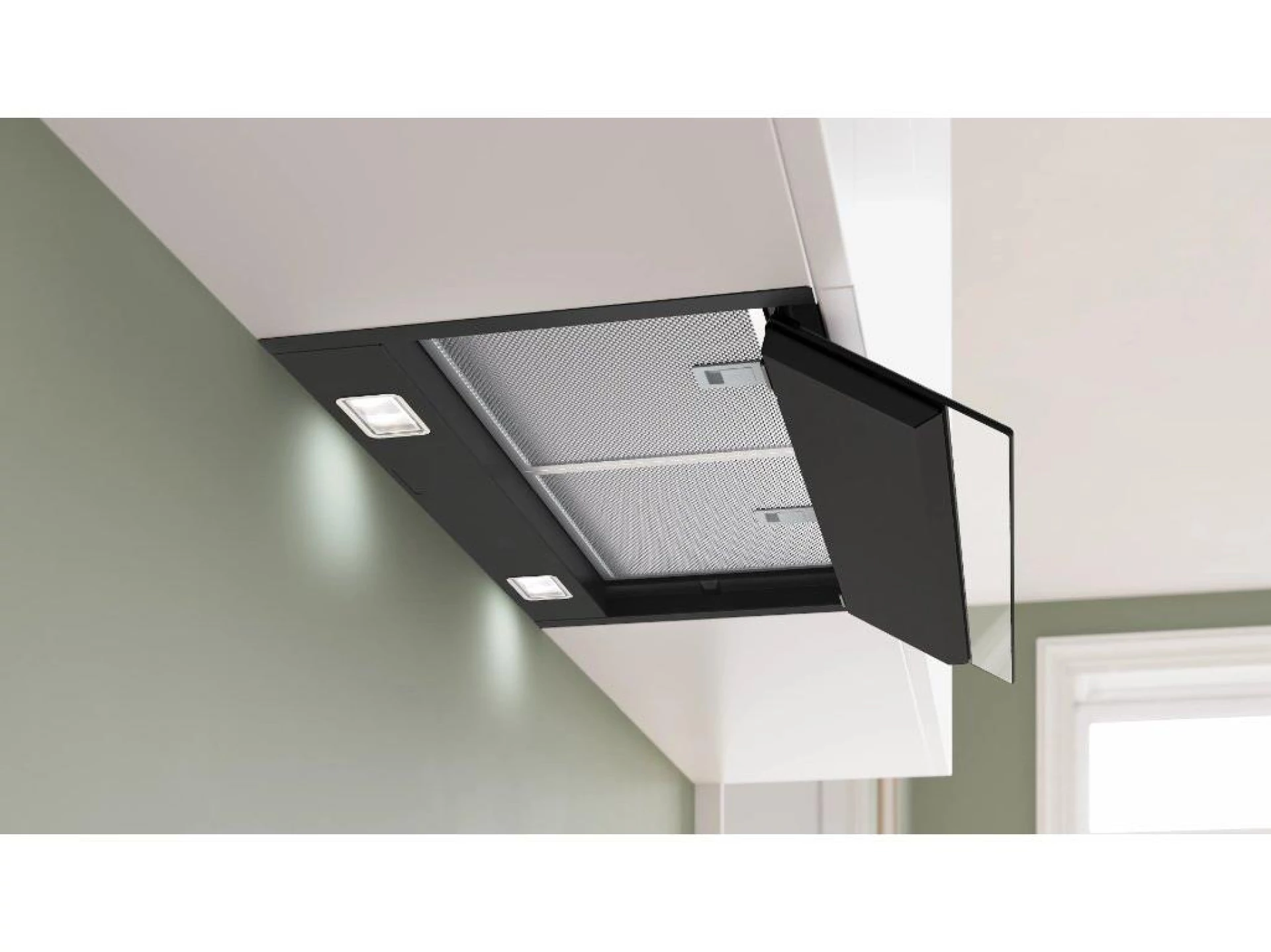 BOSCH potpuno ugradbena napa Serie 6|, 699m2/h, 57dB, CRNA,potpuno integrisana DBB67DP60