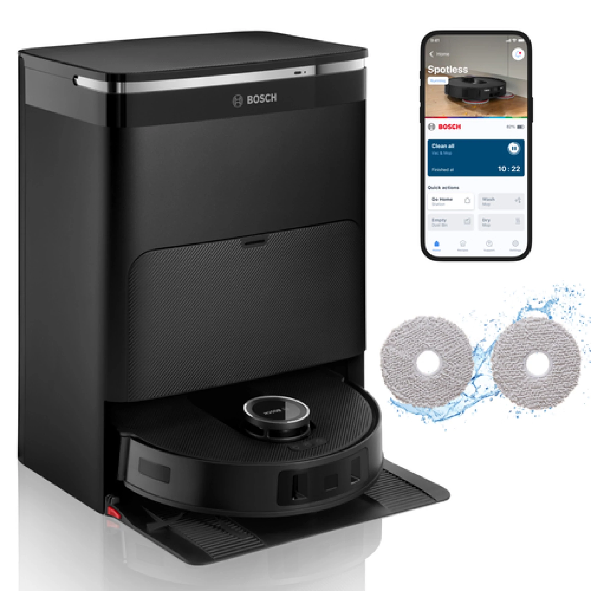 BOSCH Robotski UsisivačSpotless MAX, 11.000 Pa360 LiDAR navigacija BCRDW3B