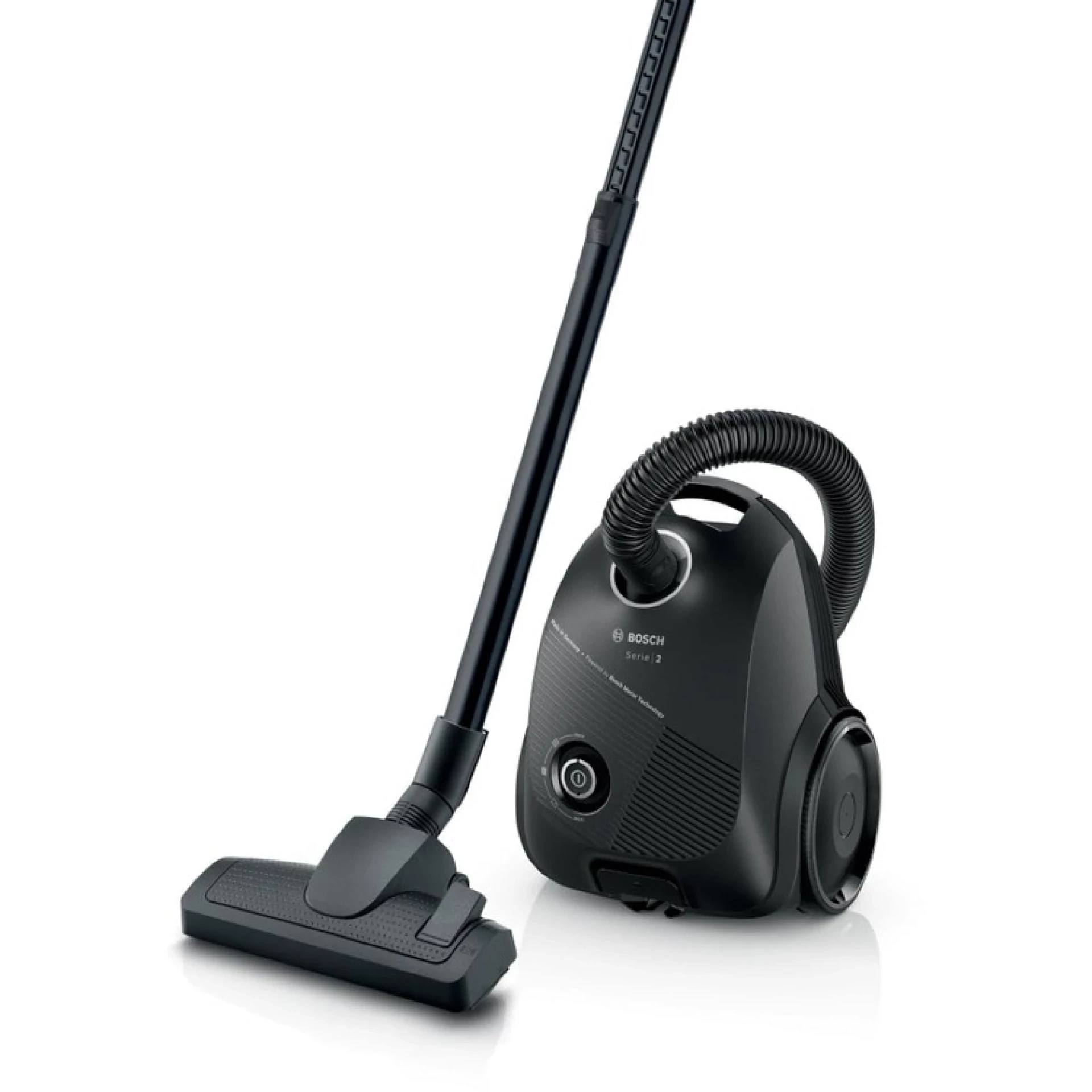 BOSCH Usisivač s vrećicom Serie 2|, CRNI, 10-godišnja garancija za motor BGLS2BA1