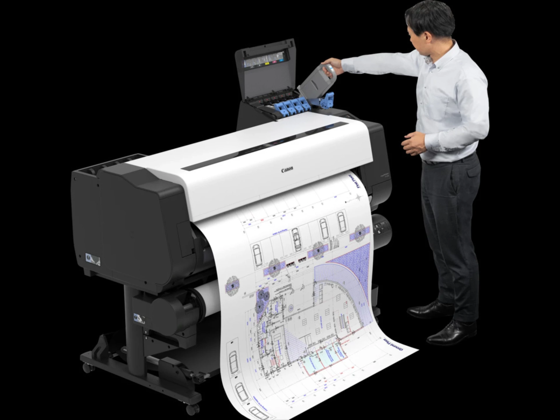 Canon iPF TX-4200 printer 44"
