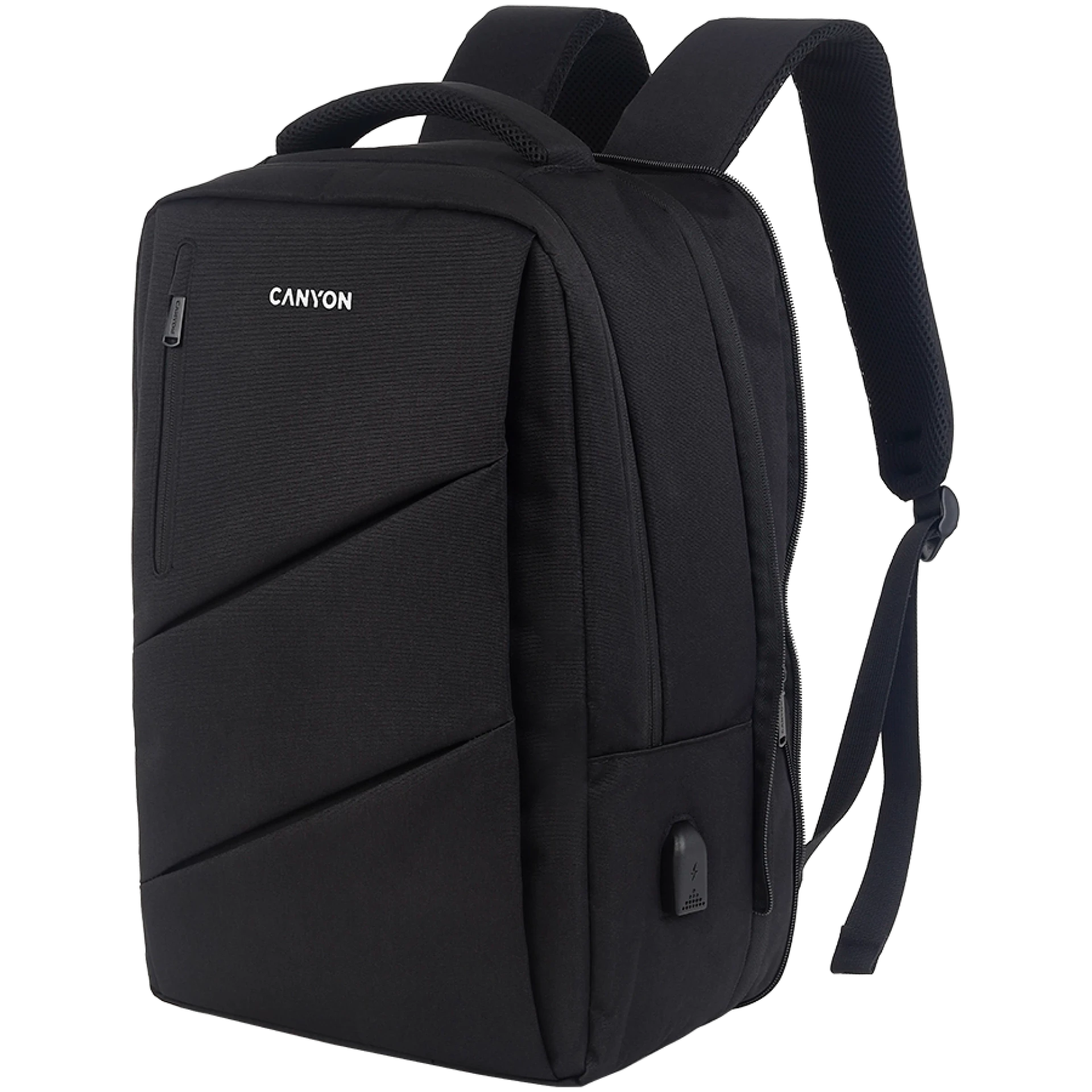 CANYON backpack BPE-5 Urban USB 15.6'' Black