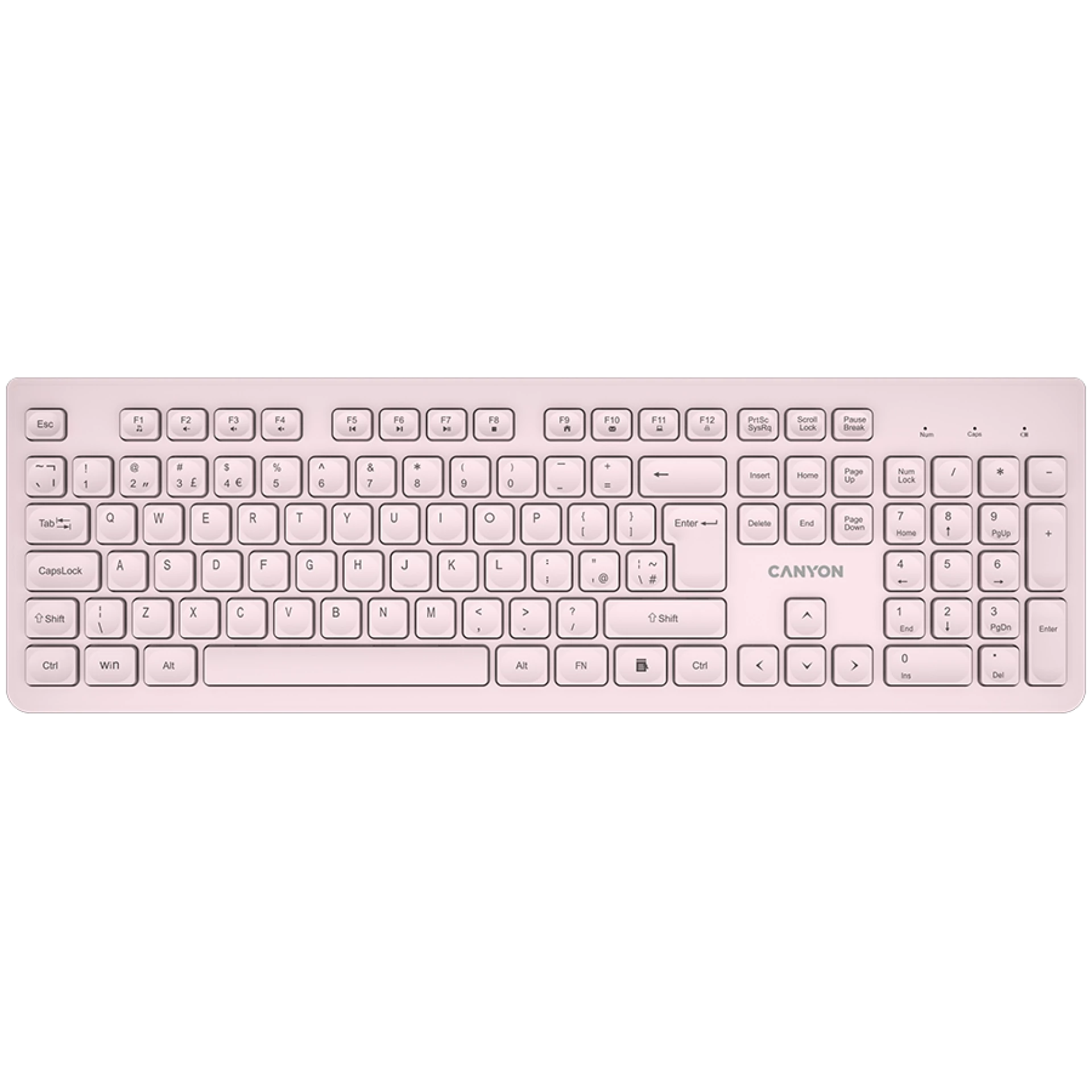 CANYON keyboard HKB-W01 UK/US AAA Wireless Beige