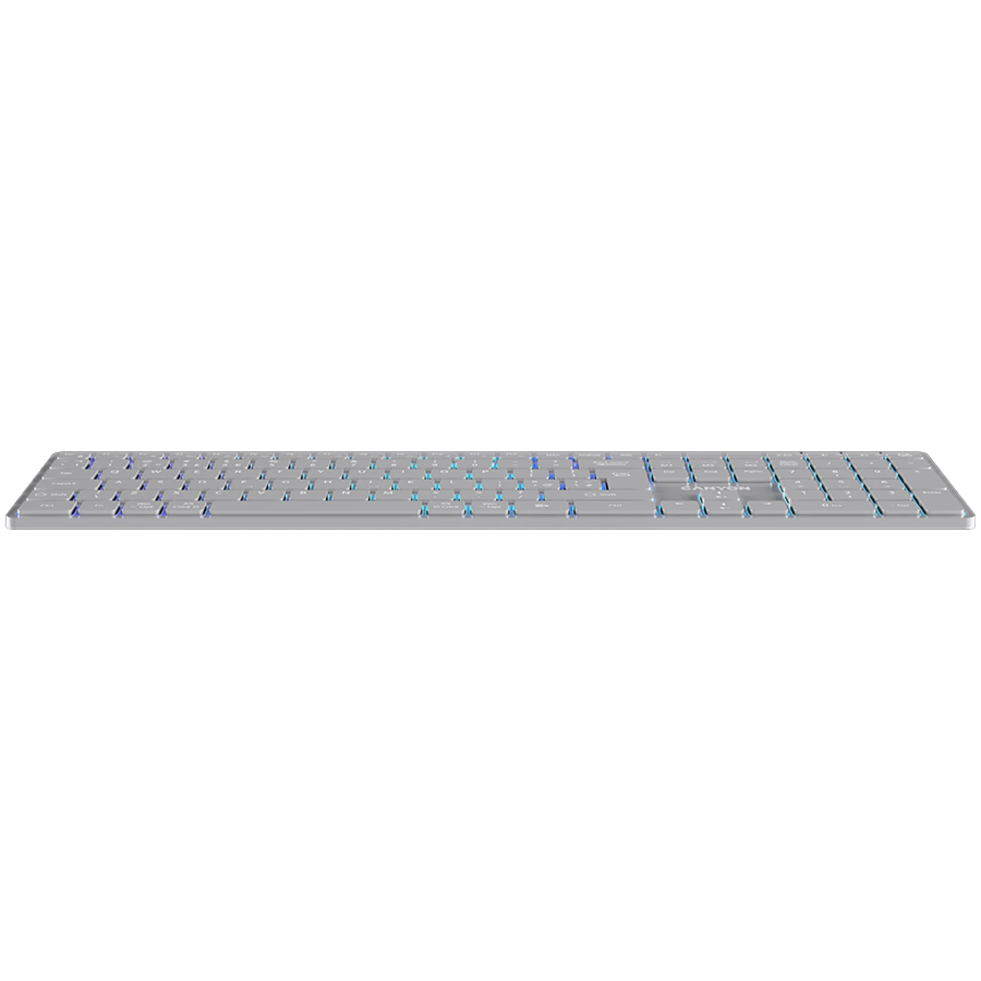 CANYON keyboard HKB-W11 UK/US RGB Dual Mode Wireless Grey
